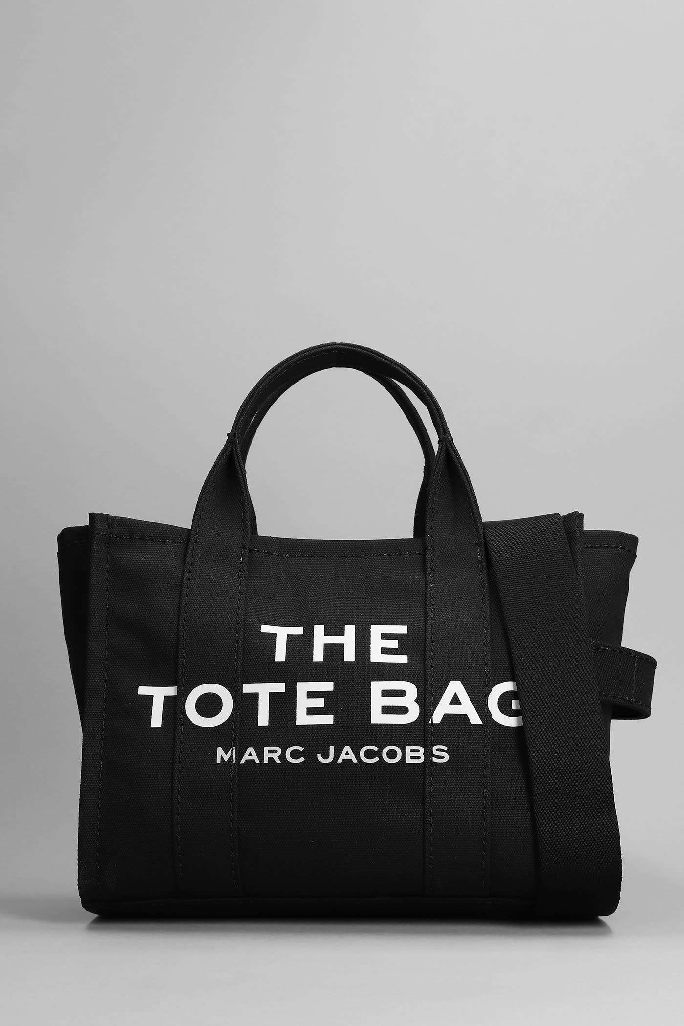 Marc Jacobs Hand Bag In Black Canvas