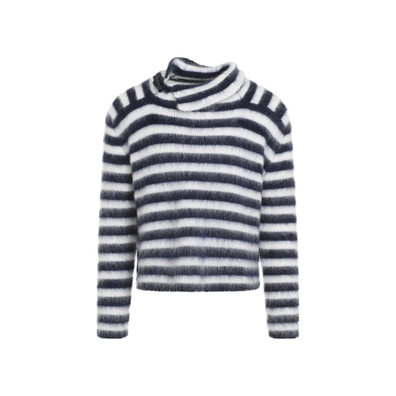 Shop Jacquemus Le Pull Marina Pullover In Multi Navy