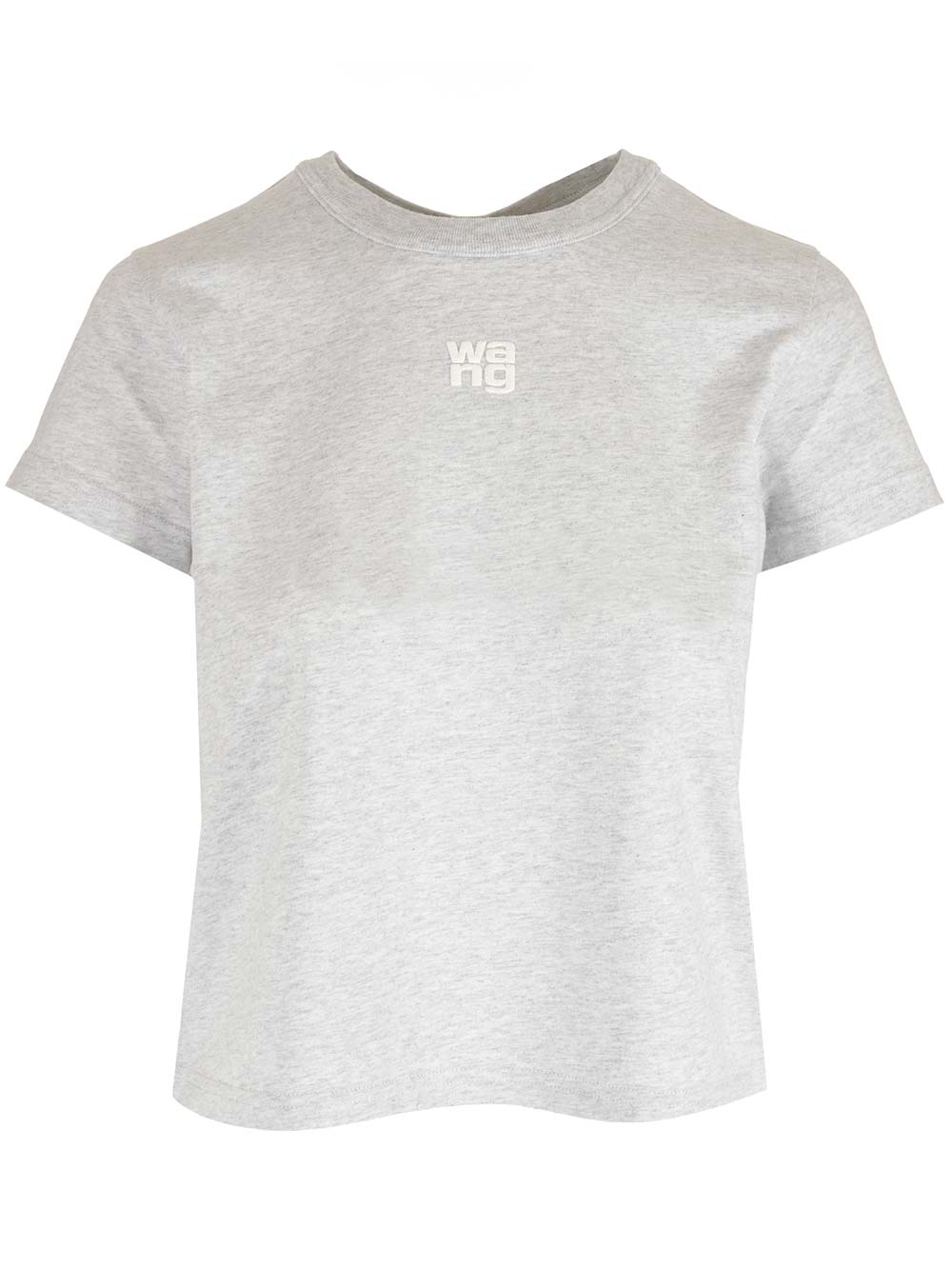 Shop Alexander Wang Essential Grey T-shirt In Grigio