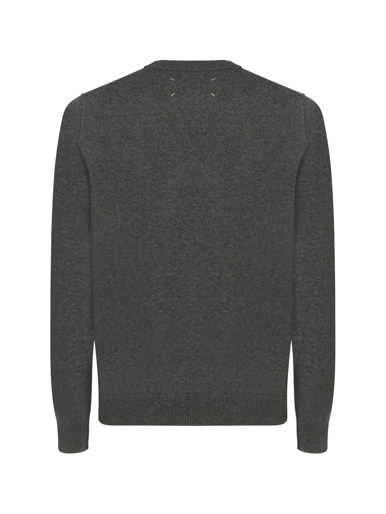 Shop Maison Margiela Sweater In Medium Grey
