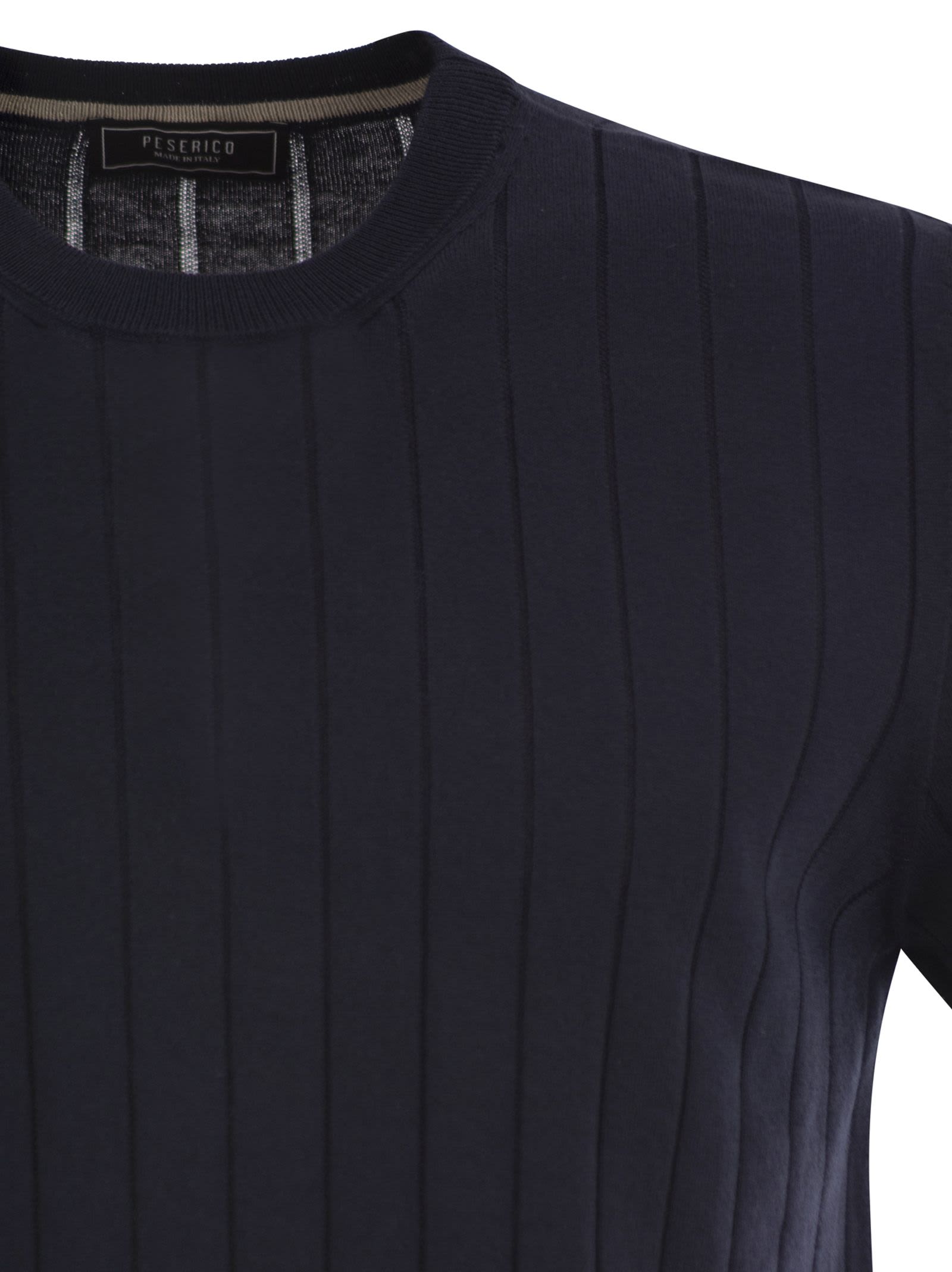 Peserico Men T-shirt In Pure Cotton Yarn In Blue | ModeSens Peserico Men T-shirt In Pure Cotton Yarn In Blue | ModeSens