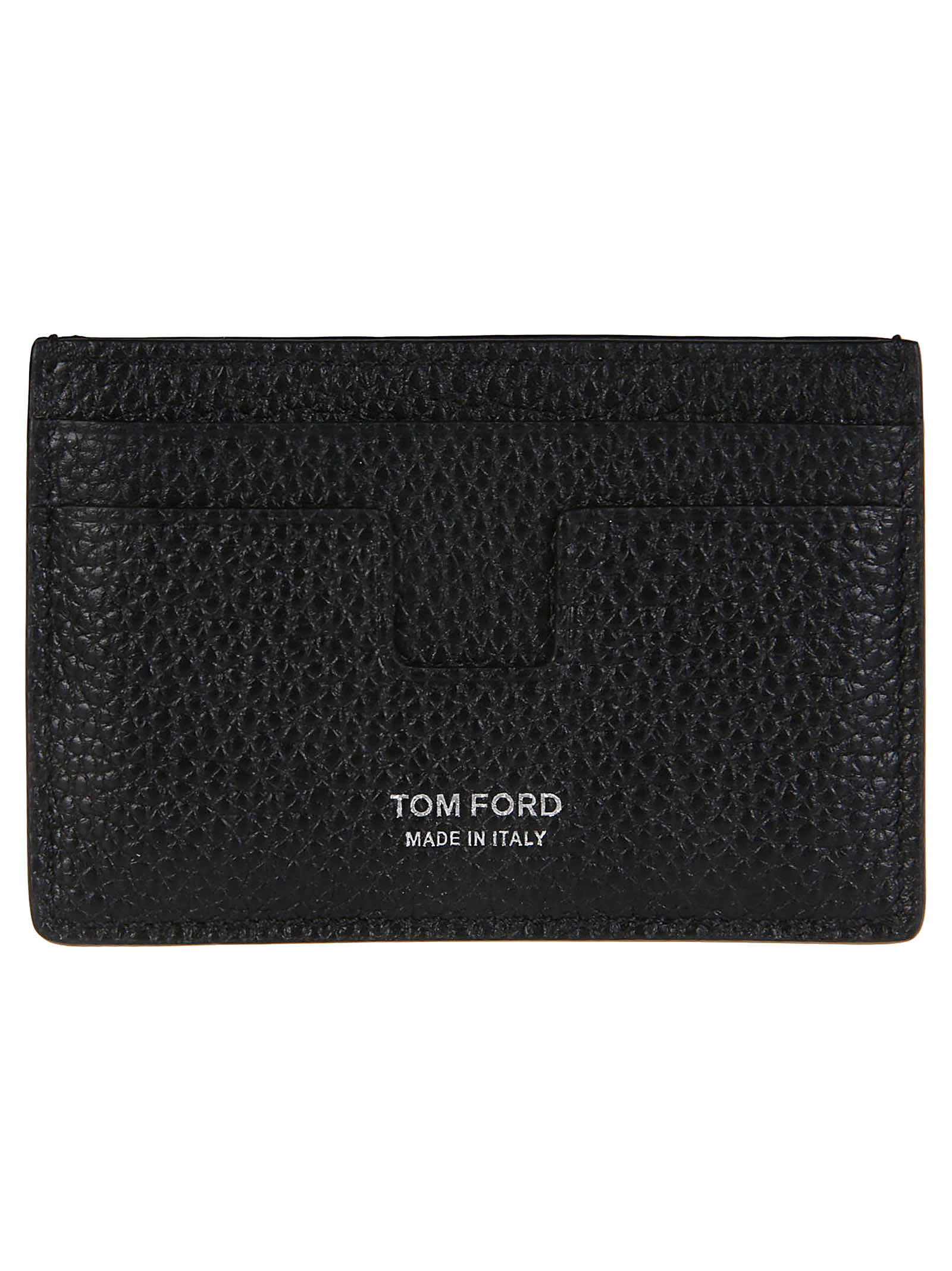 Shop Tom Ford Two-tone Credit Card Holder In Black/lime