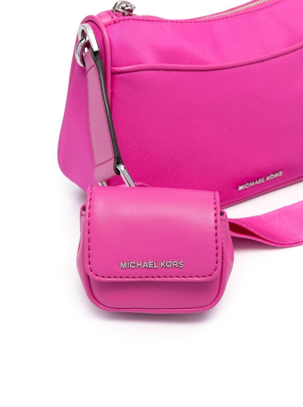 Michael Kors Bags | Michael Kors Jet Set Crossbody | Color: Pink/White | Size: Os | Blasian123's Closet