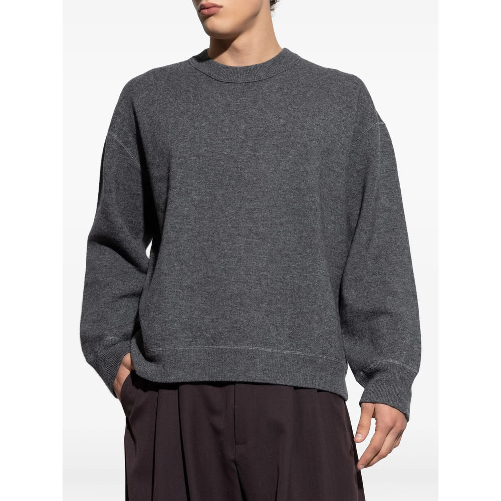 Studio Nicholson Moray Sn-1494 Knitwear In Grey Cashmere In Gray