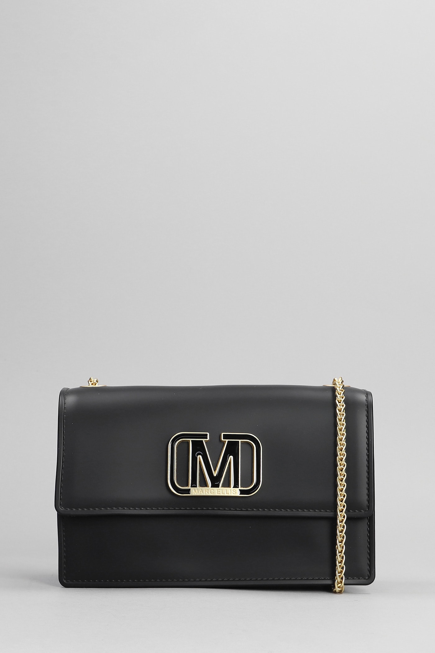 Marc Ellis Flat Supermee M Hand Bag In Black Faux Leather