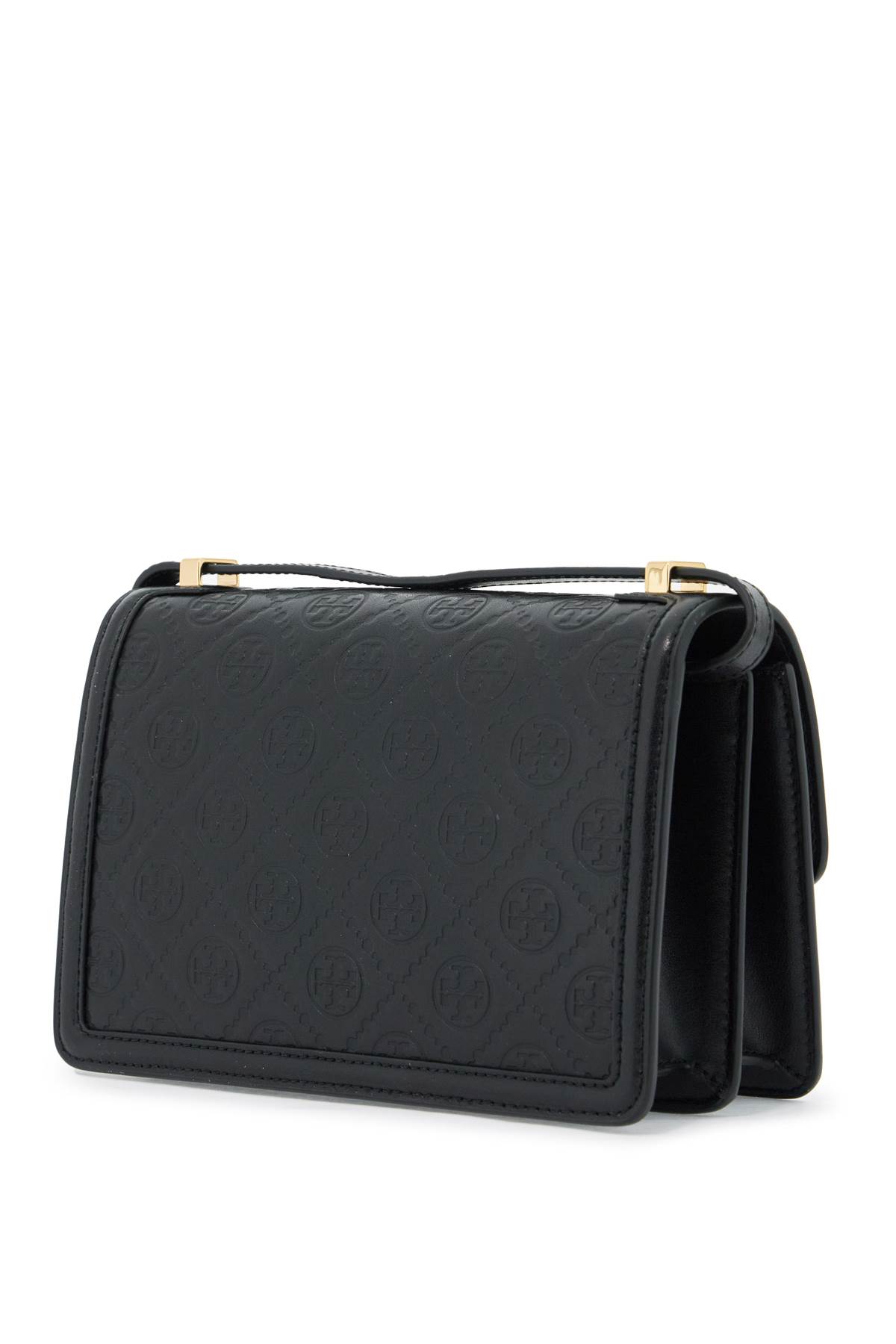 Tory Burch T Monogram Shoulder Bag In Black (black)