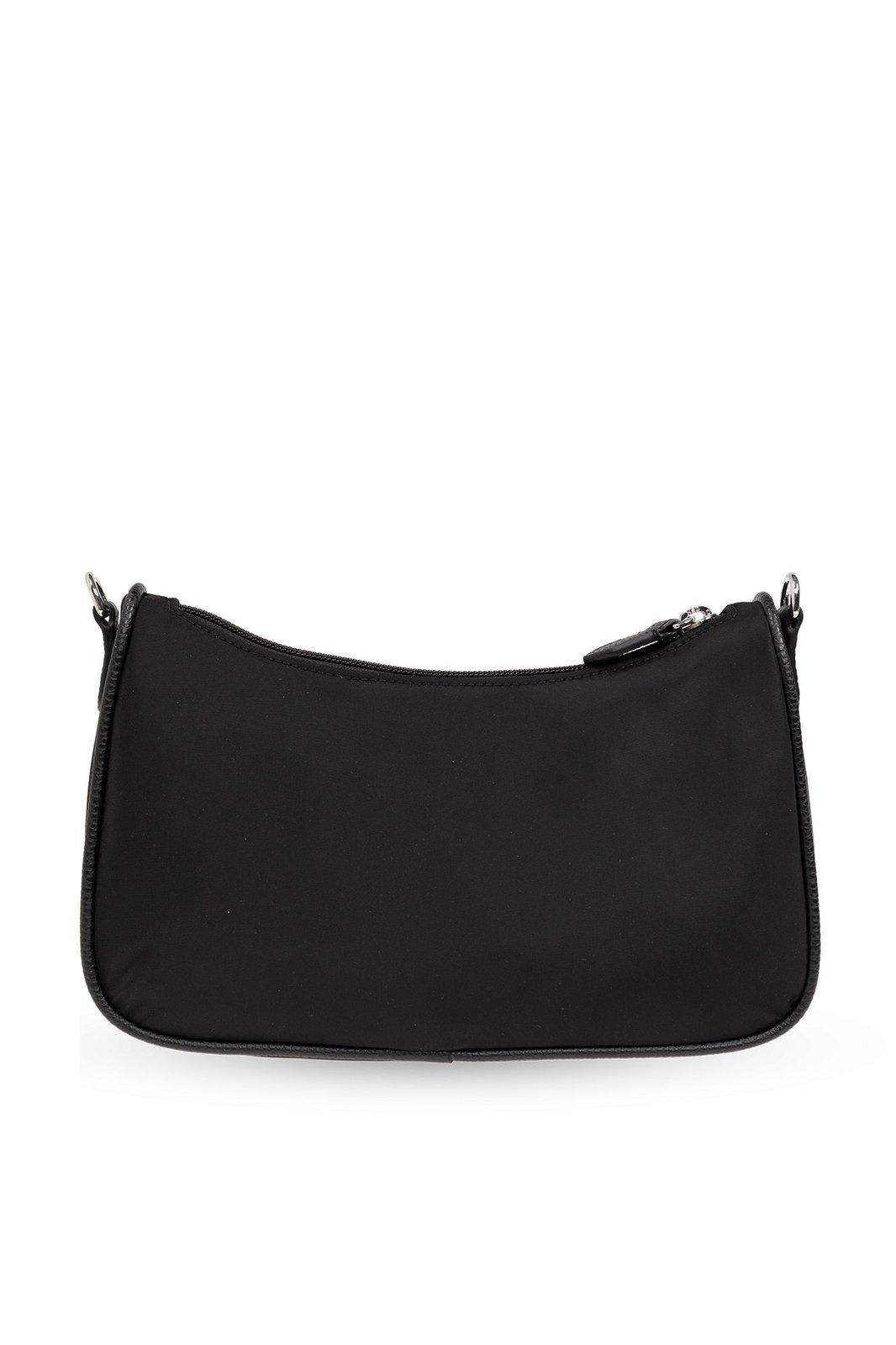 Shop Emporio Armani Sustainable Collection Shoulder Bag In Black