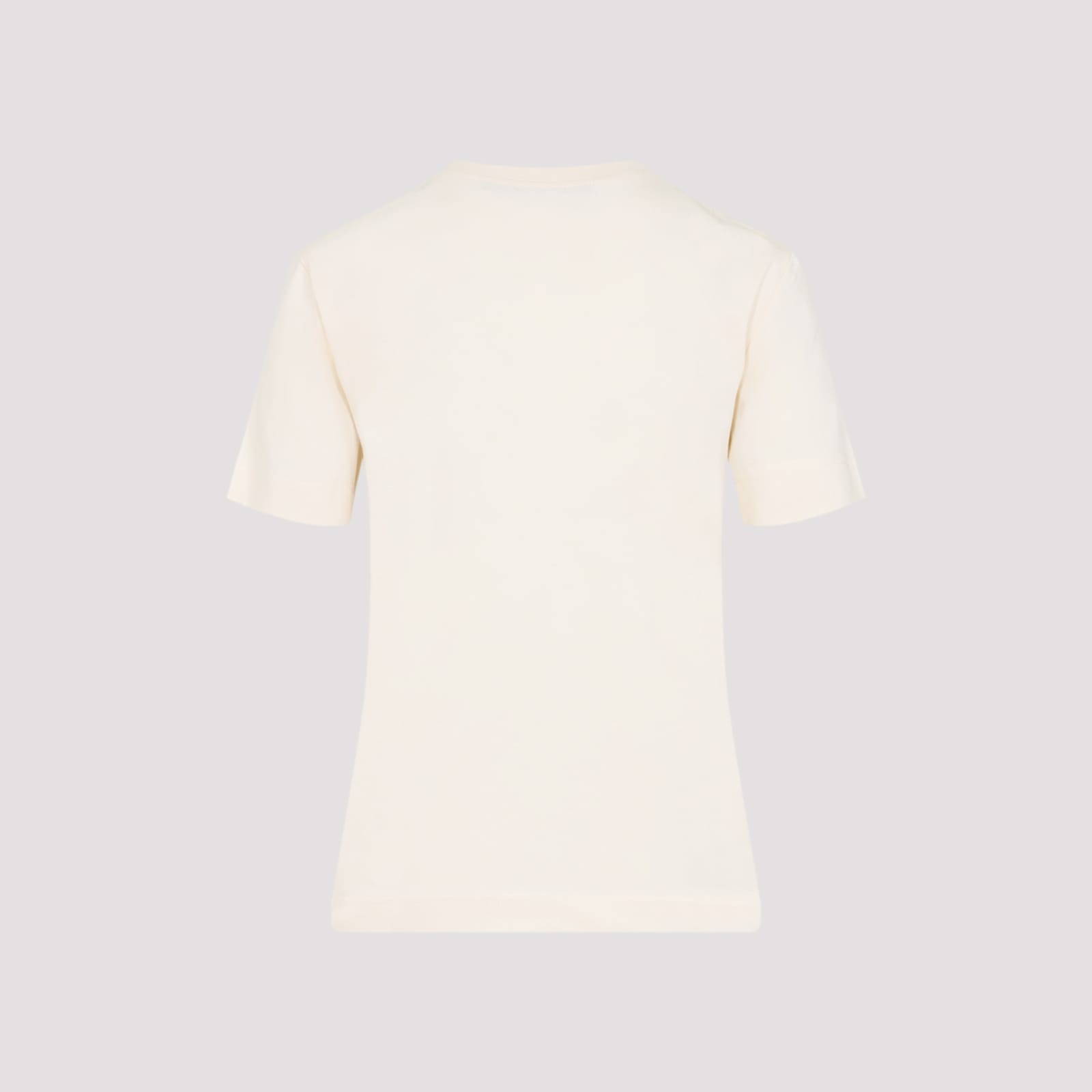 Jacquemus Le Tshirt Gros Grain Short Sleeve In White