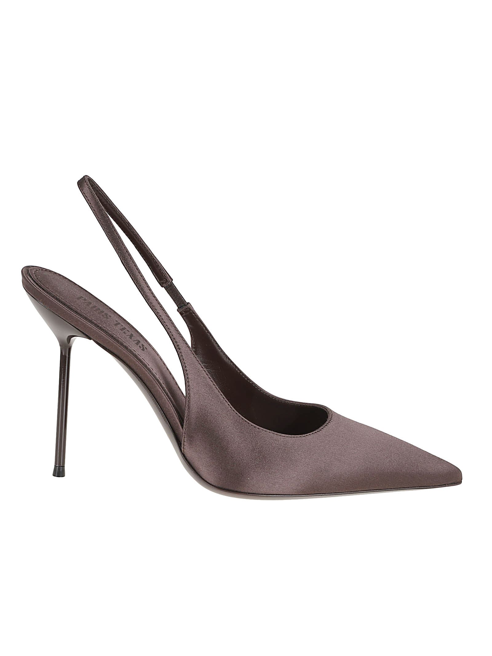 Paris Texas 105mm Pointed-toe Helled Pumps In Brown