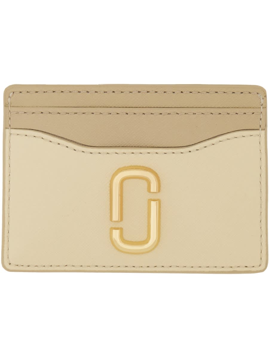 Marc Jacobs Utility Snapshot Card Holder In Beige