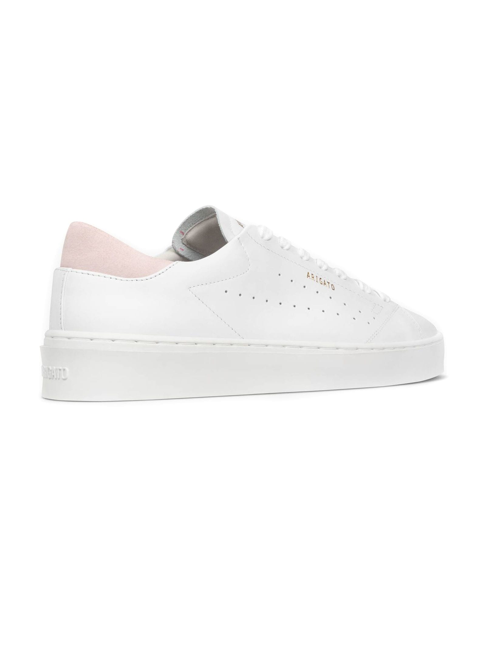 Shop Axel Arigato White Leather Sneakers