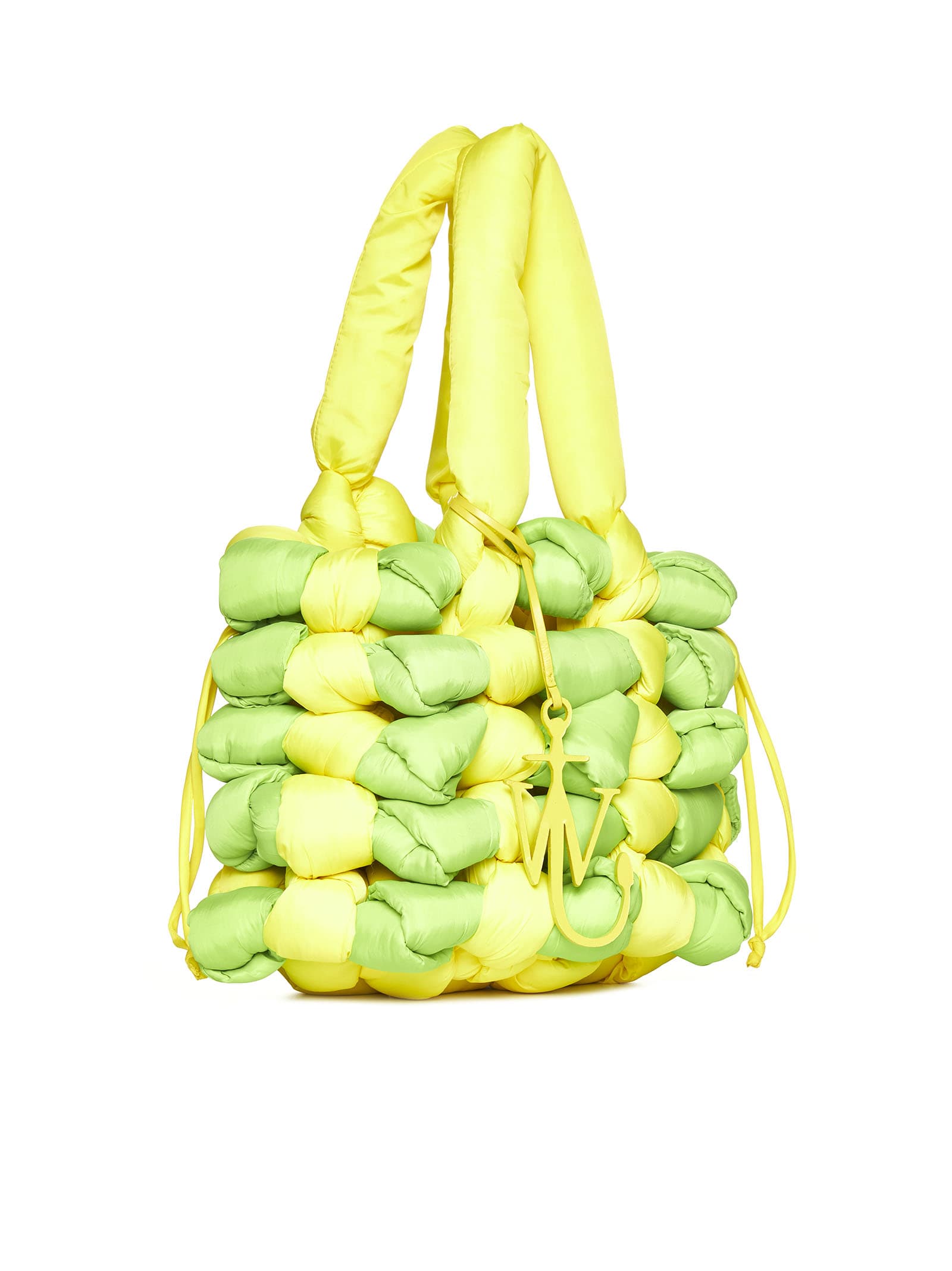 Jw Anderson Tote In Yellow/lime