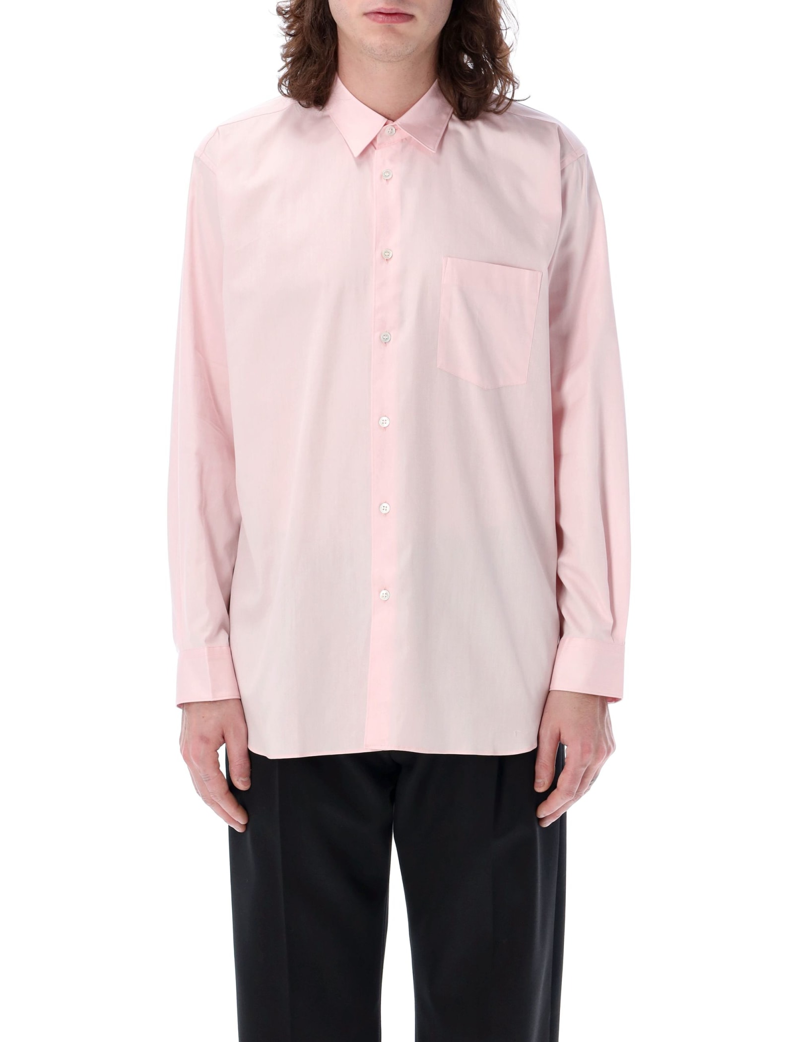 Shop Comme Des Garçons Shirt Oxford Shirt In Pink