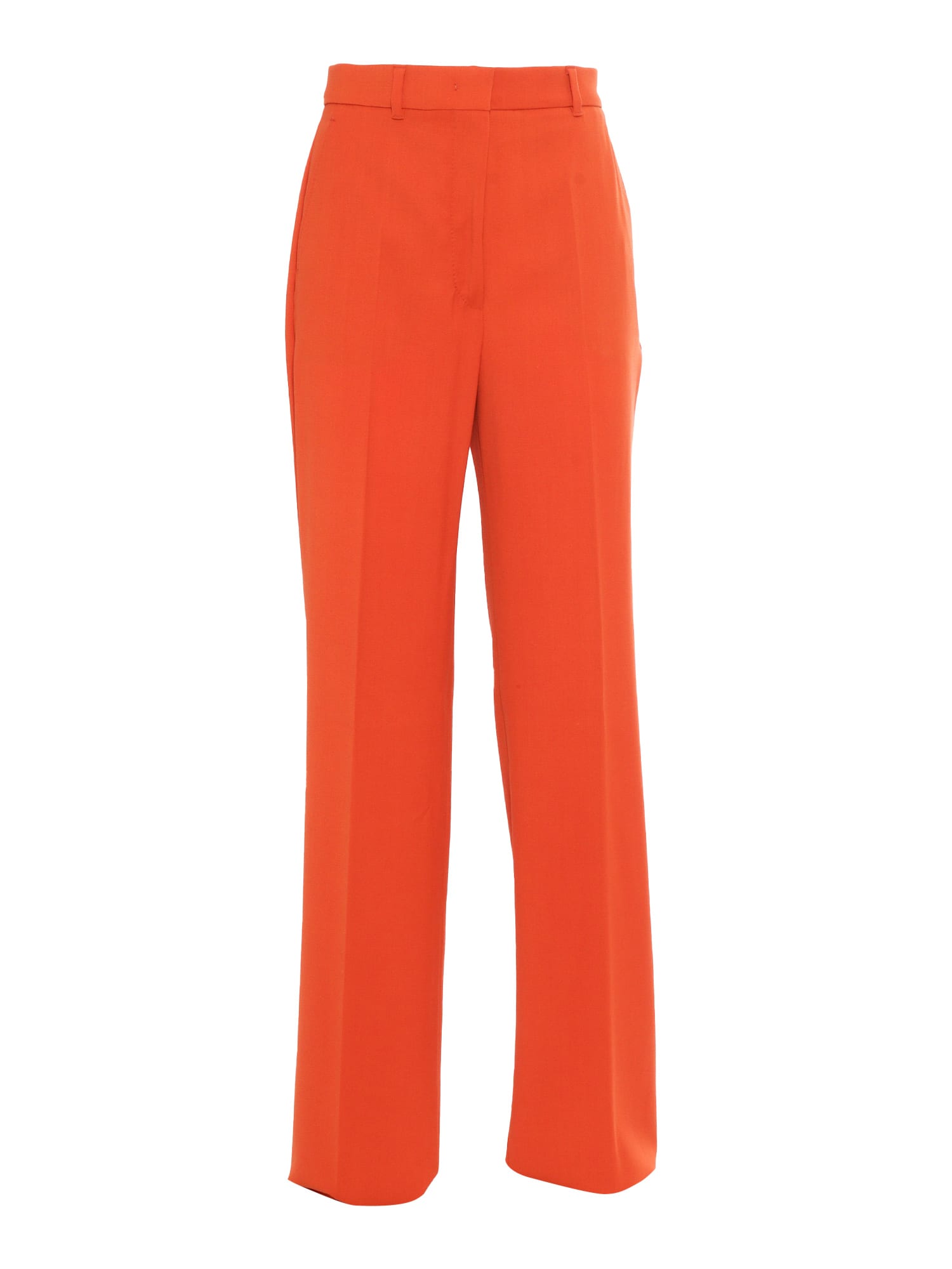 Shop Max Mara Quasar Orange Long Trouser