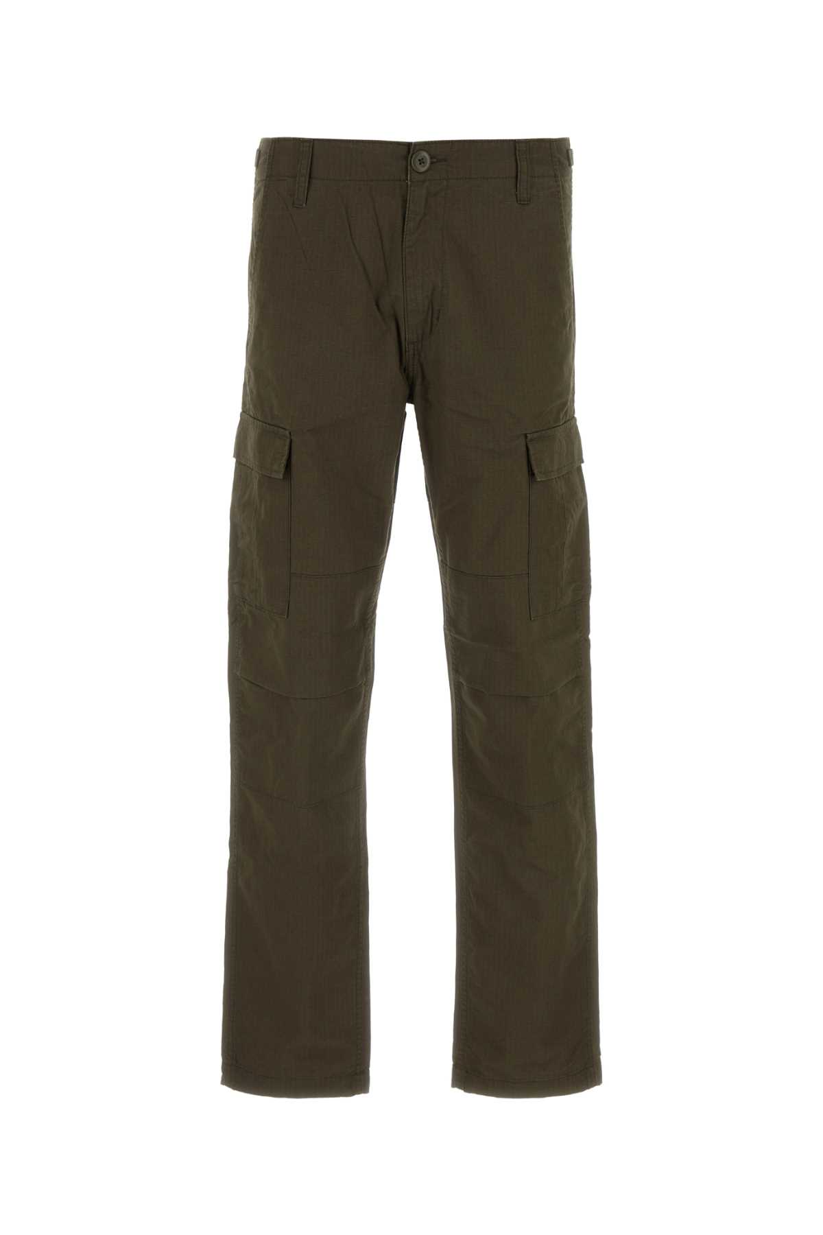 Khaki Cotton Aviation Pant