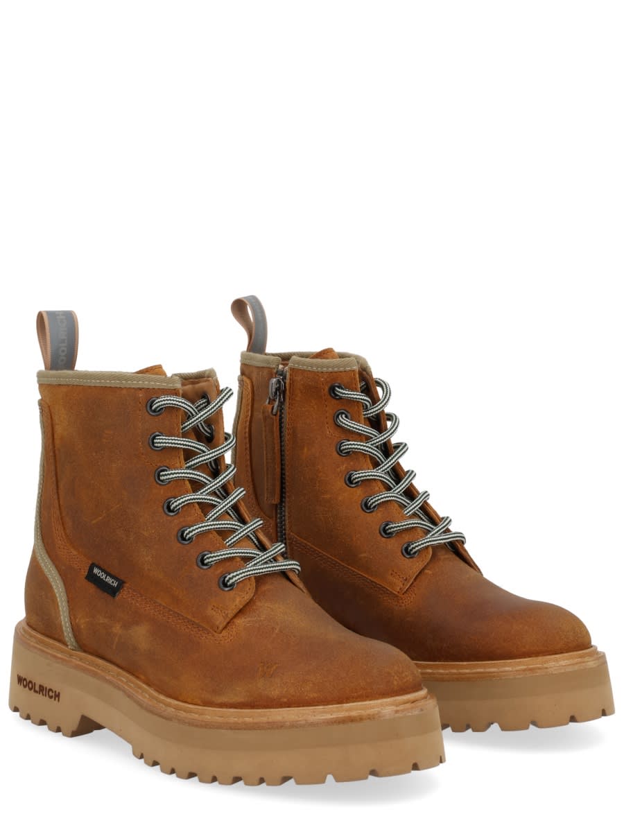 Woolrich Lace-up Boot In Brown
