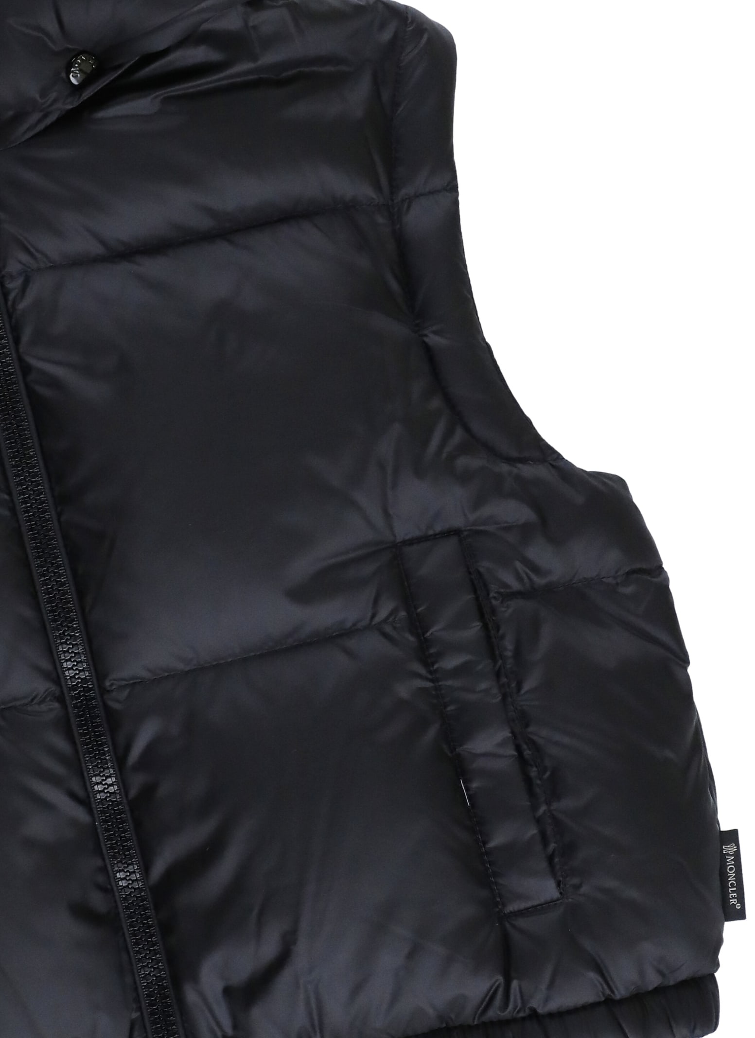 Shop Moncler Vanya Down Jacket In Black