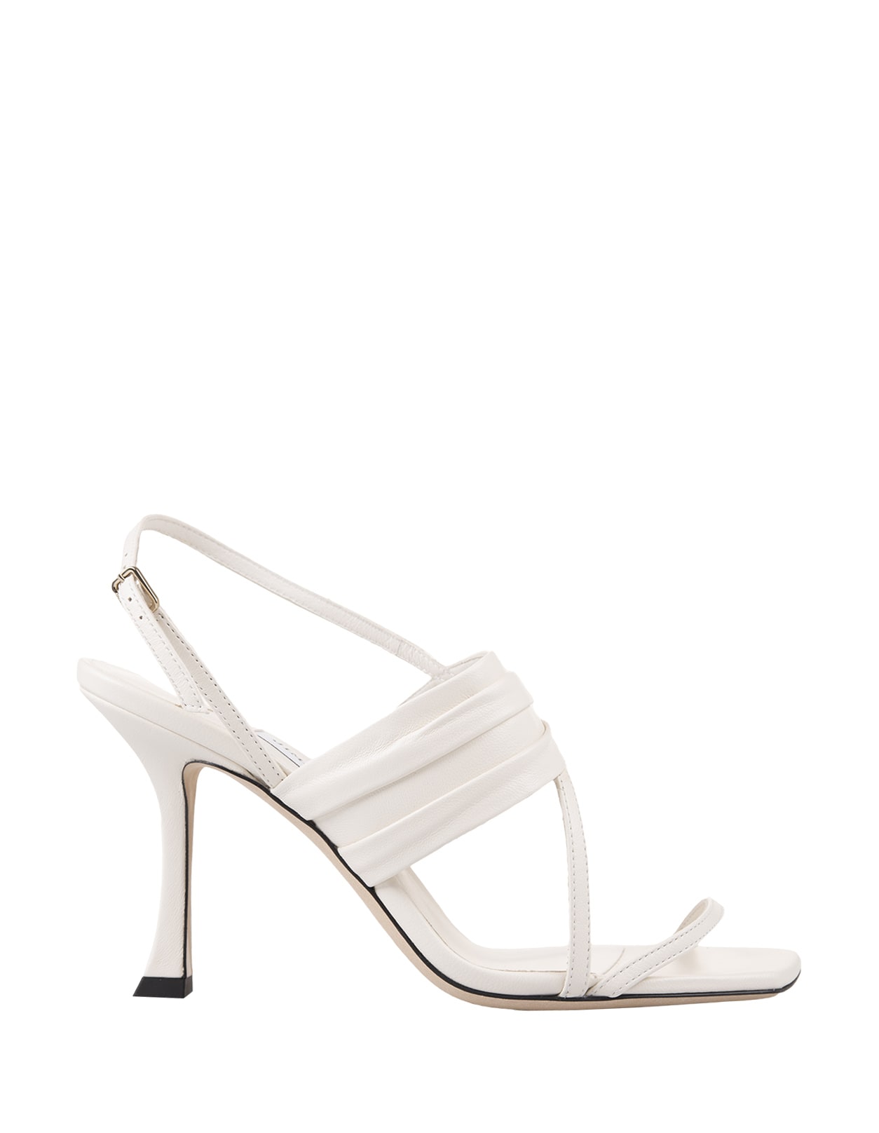 関税,送料無料 JIMMY CHOO Beziers 90 サンダル Smoky Blue Nappa Leather Sandals| BEZIER 50 | Beach