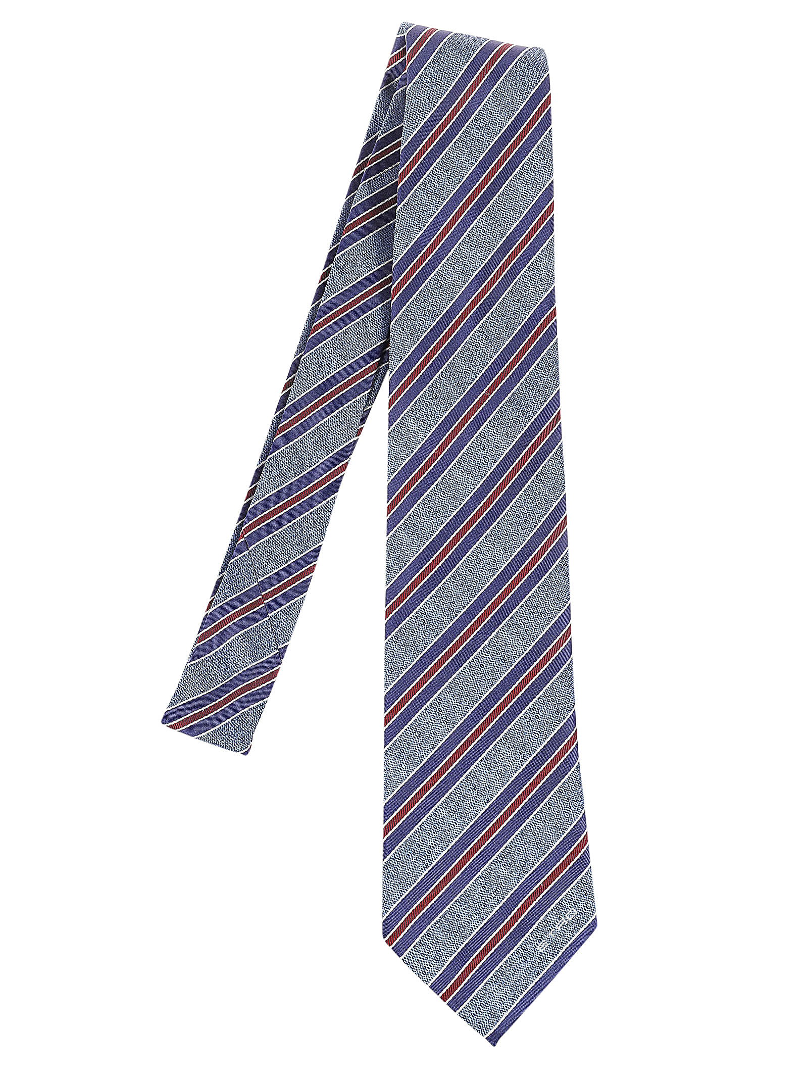 Shop Etro Tie In Azzurro Multicolore