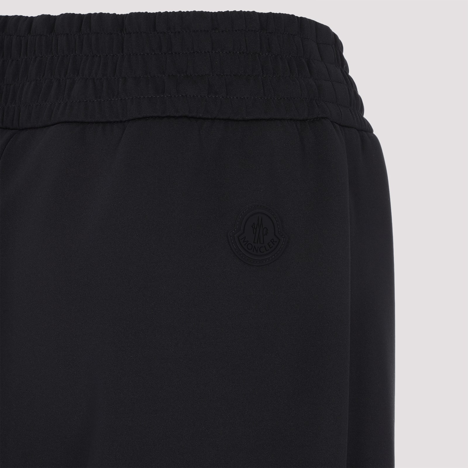 Moncler Track Pants In Tech Fabric In Black