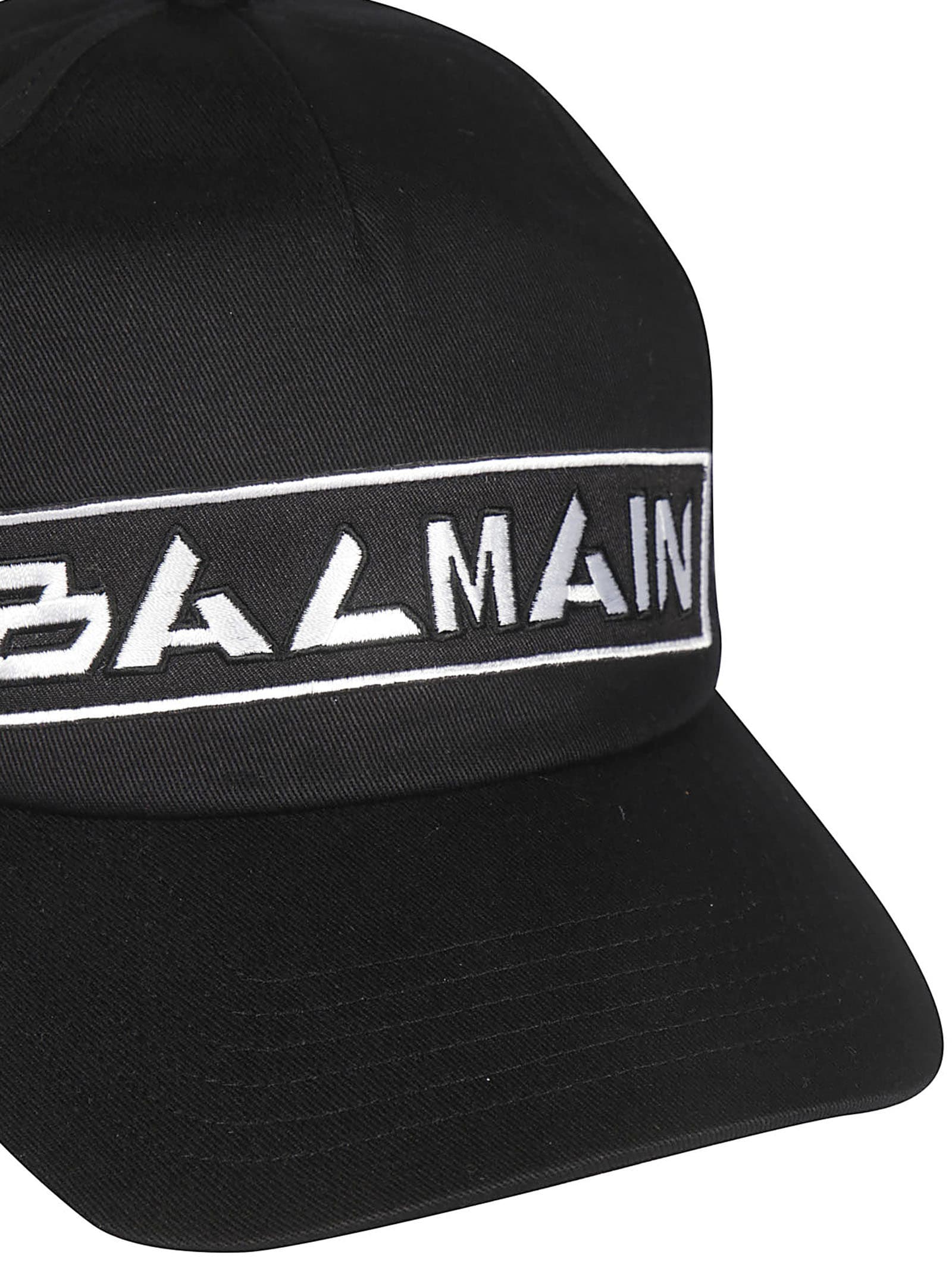 balmain logo cap