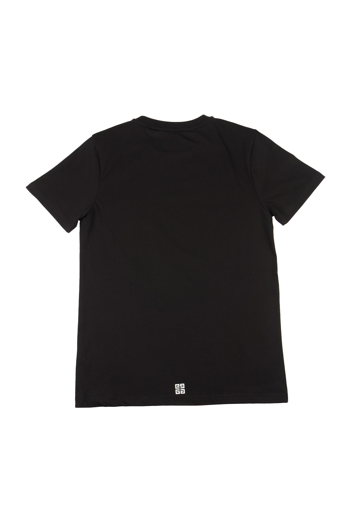 Shop Givenchy Logo Print Regular T-shirt In Black