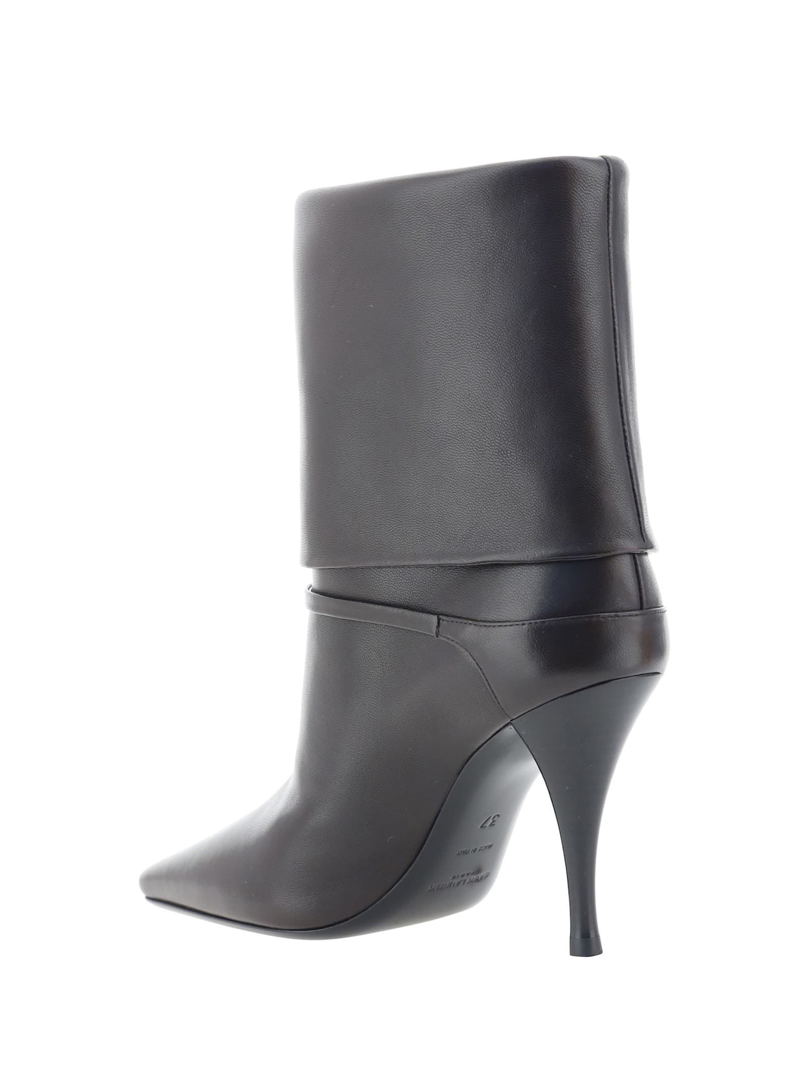 Shop Saint Laurent Vicky Ankle Boots In Harris Eagle Brown