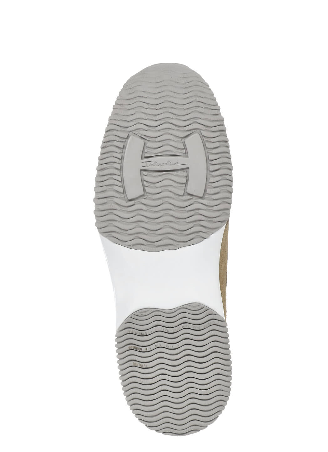 Hogan Interactive Flock Sneakers In Brown