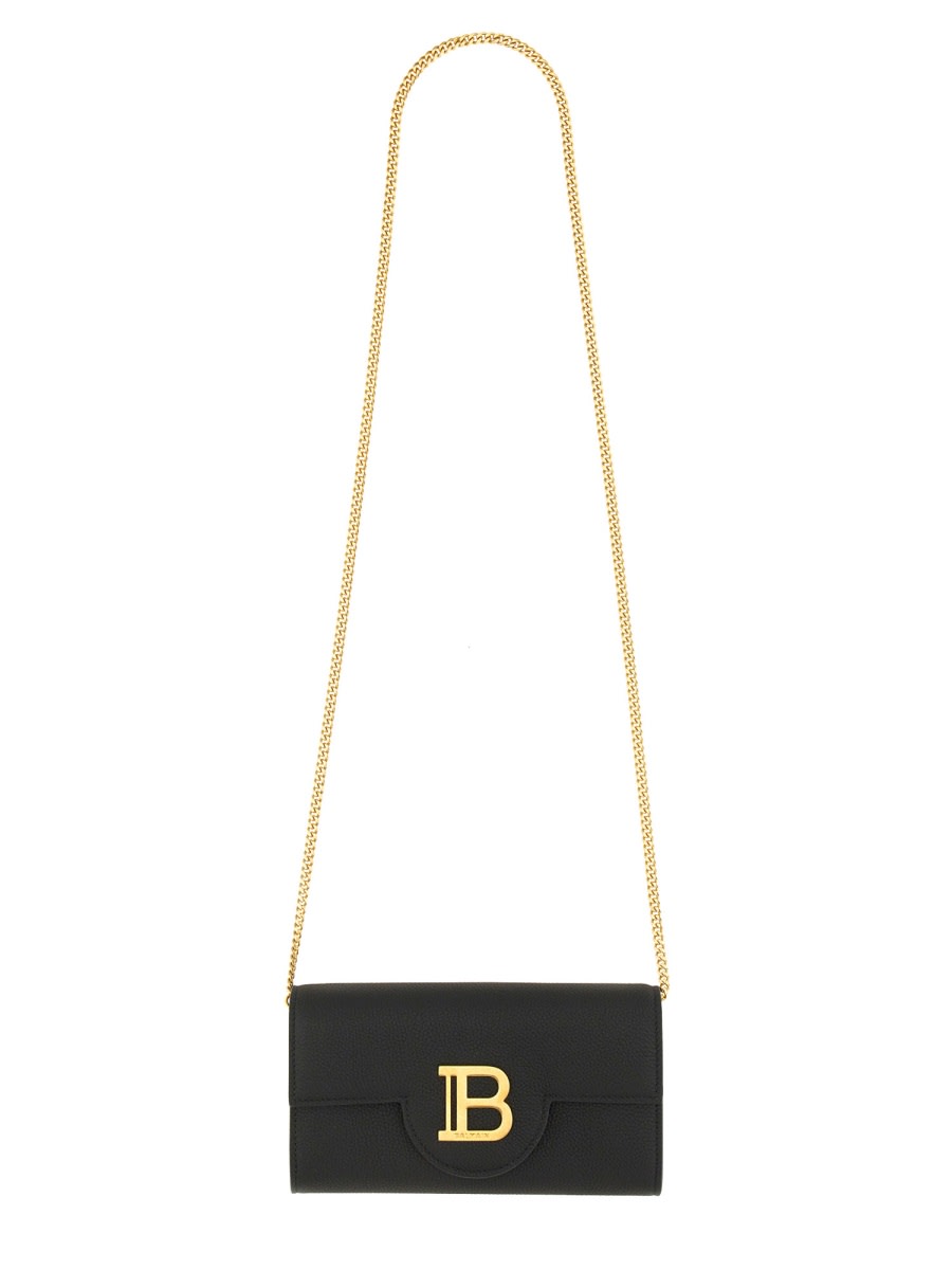 Shop Balmain B-buzz Wallet In Black