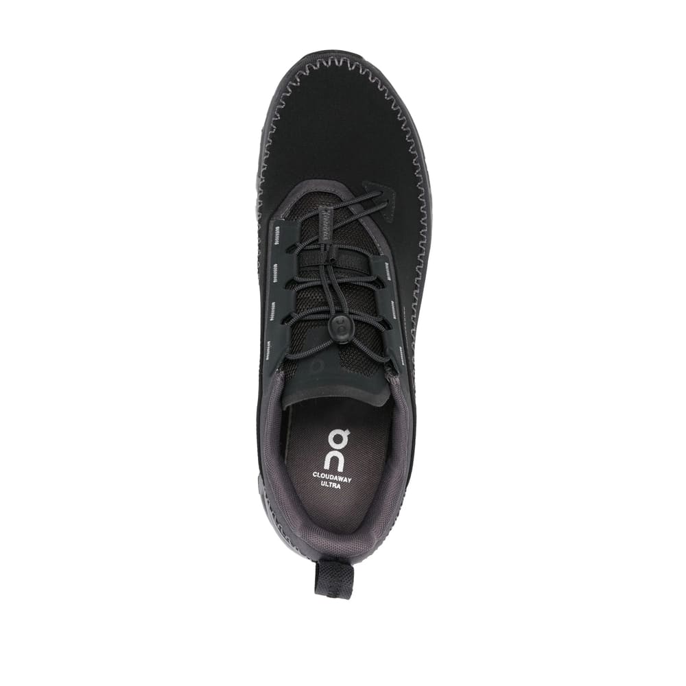 On Cloudaway 2 Rubber-trimmed Coated Recycled-shell And Mesh Sneakers In Black