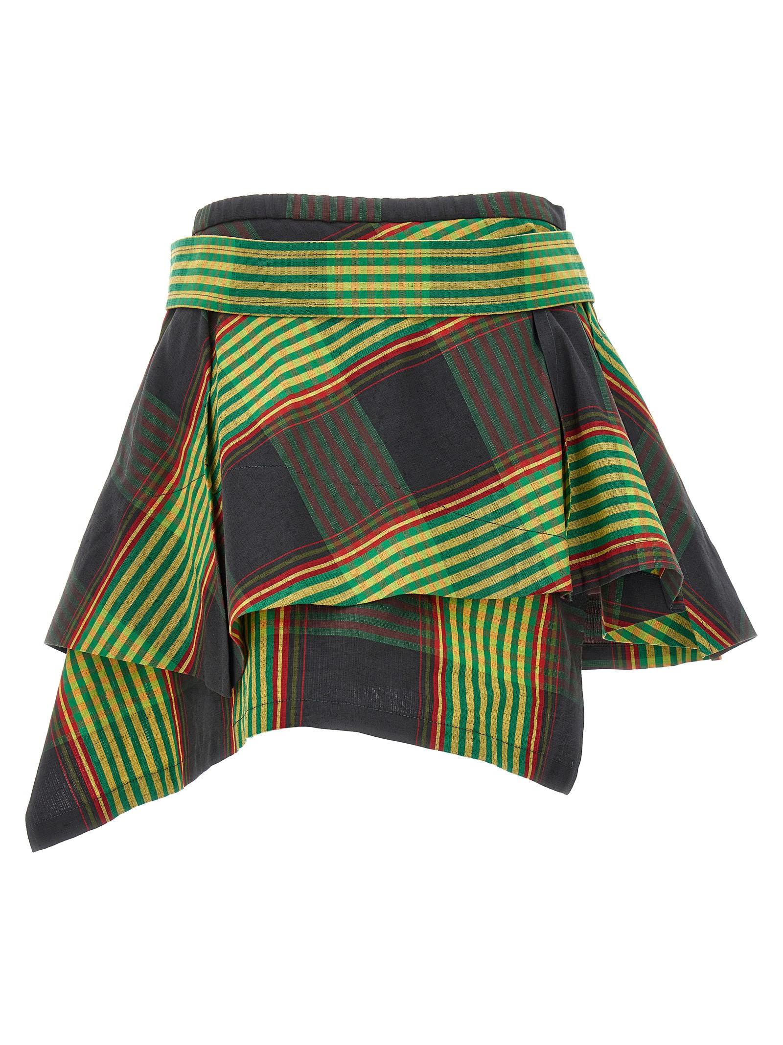 Shop Vivienne Westwood Meghan Kilt Skirt In Multicolor