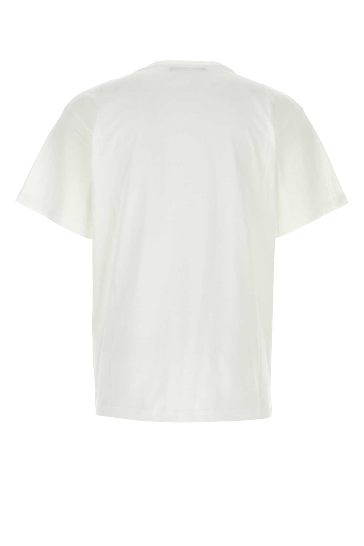 Y/project White Cotton T-shirt In Evergreen Optic White