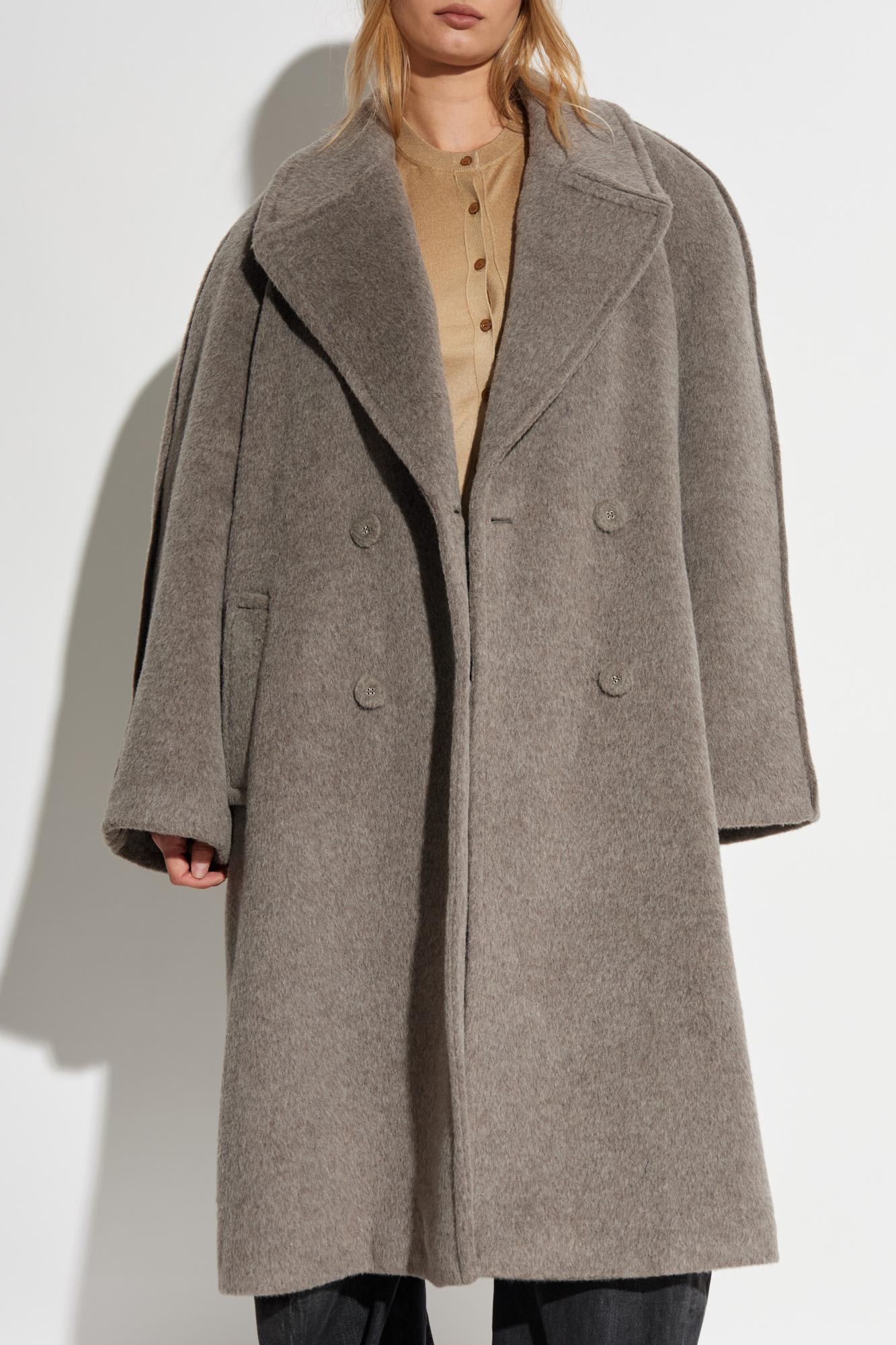 Acne Studios Wool Coat In Brown