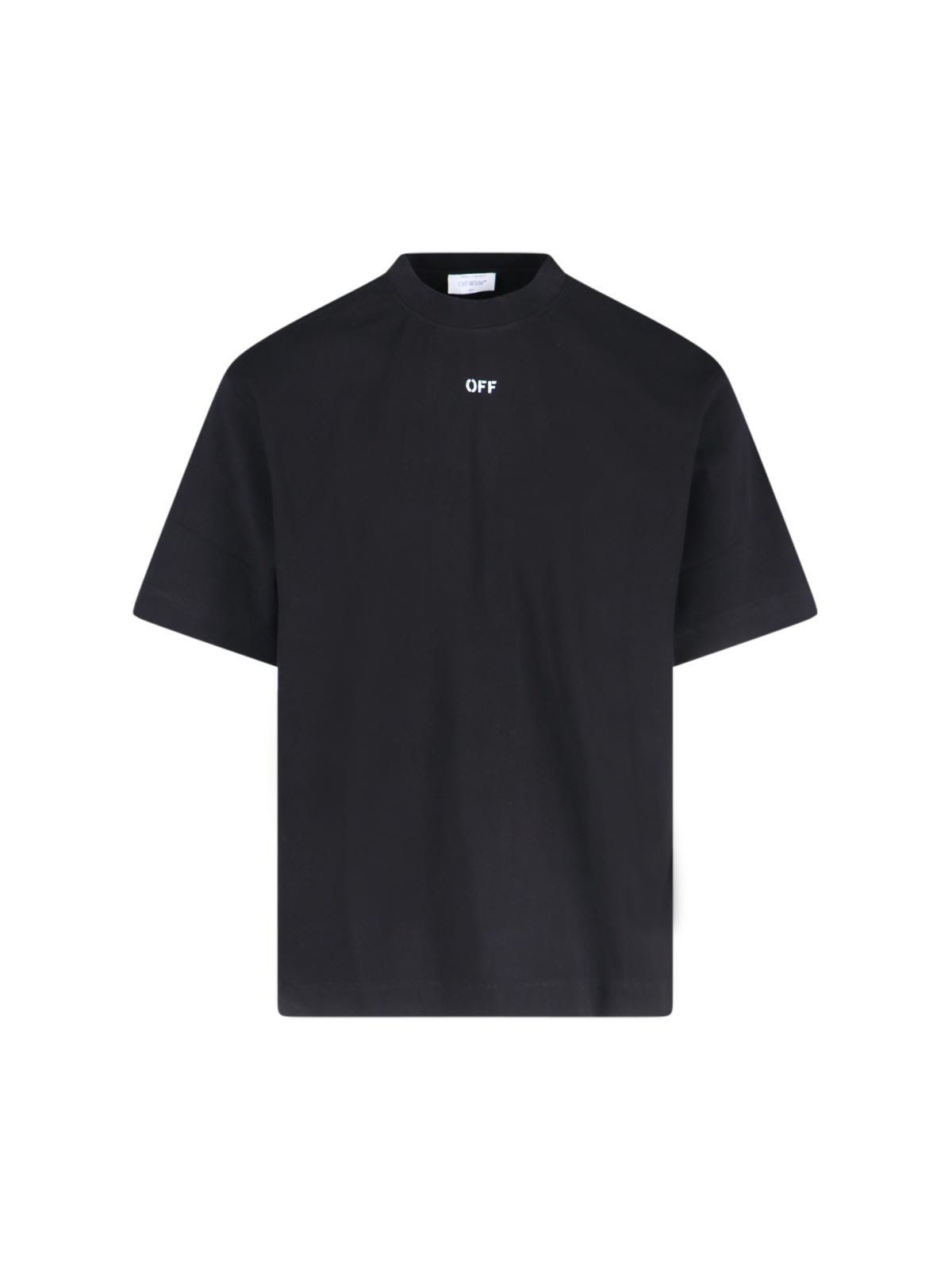 Shop Off-white Logo T-shirt In Black/white