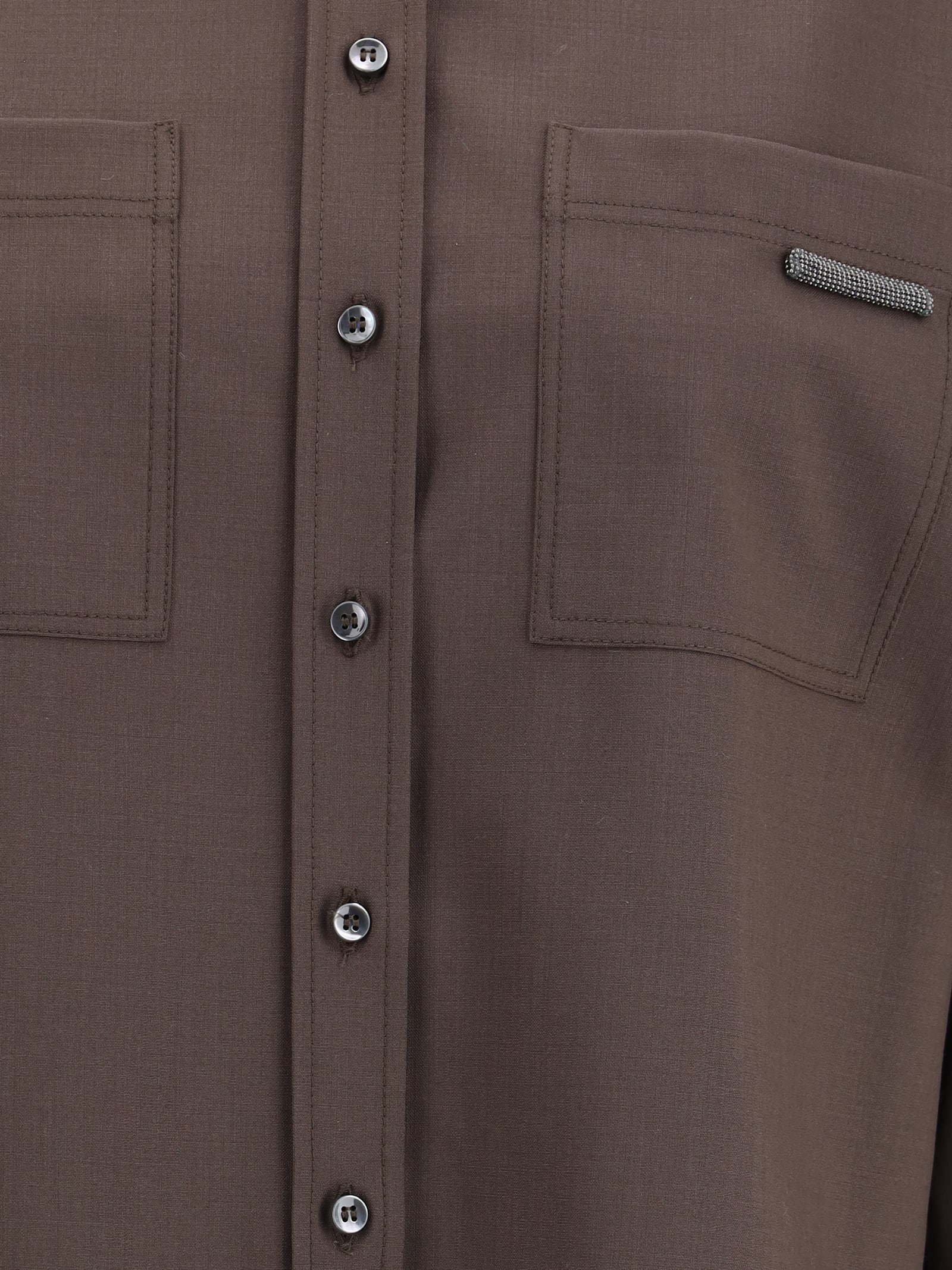 Brunello Cucinelli Wool Shirt