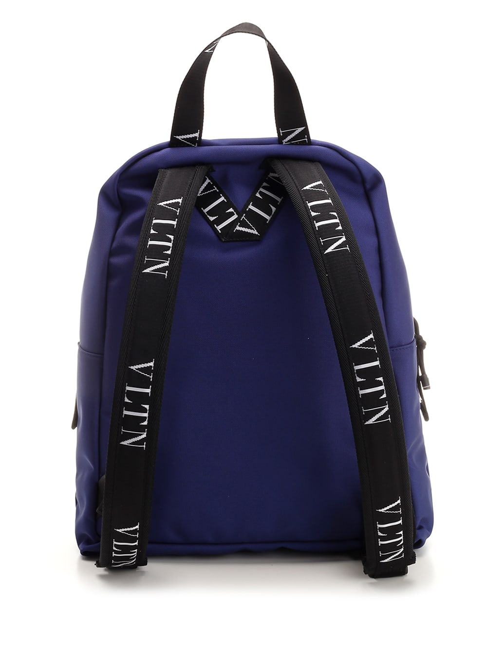 Valentino Garavani Men's Vltn Logo Backpack In Abyss Blue Bianco