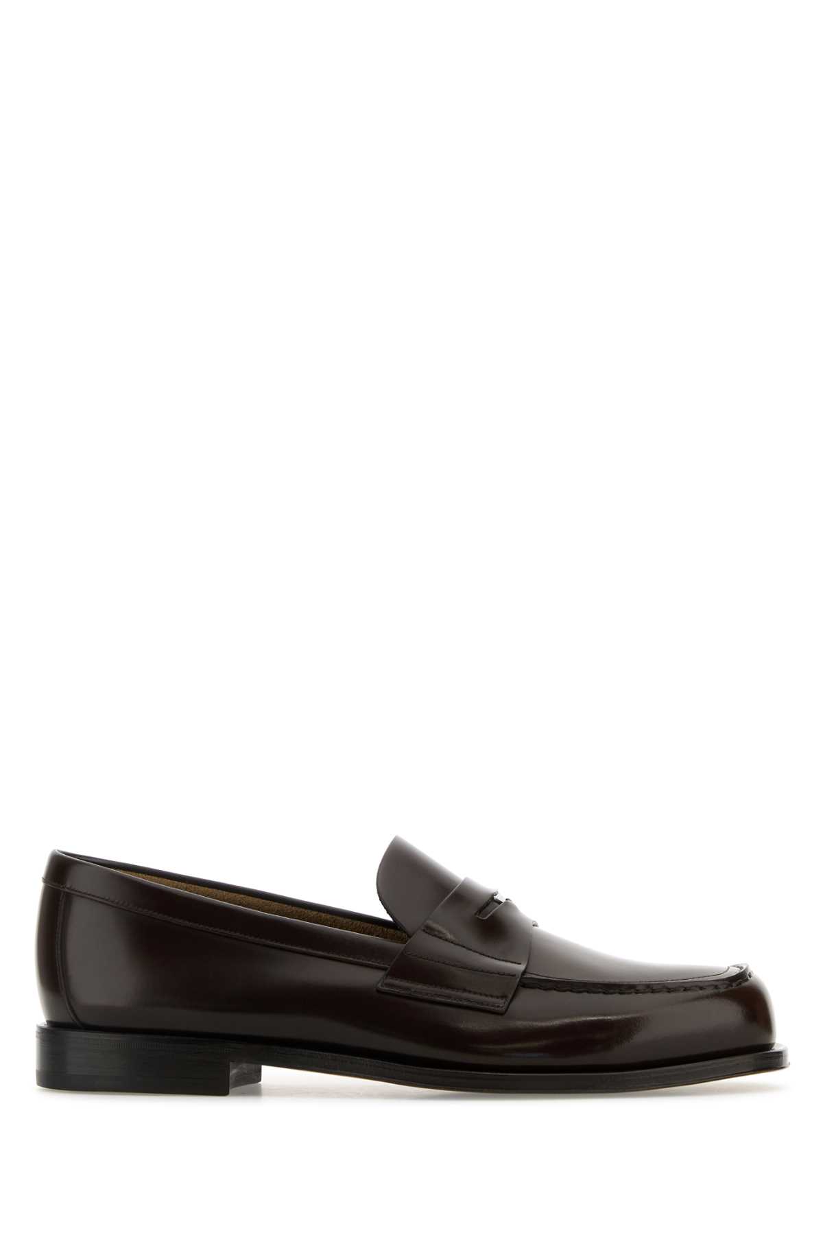 Chocolate Leather Loafers