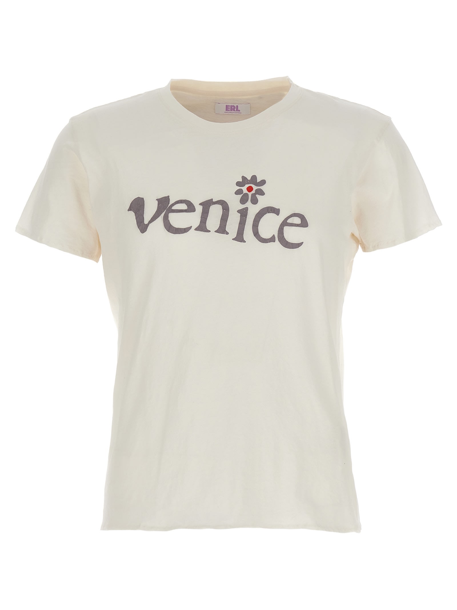 Shop Erl Venice T-shirt In White