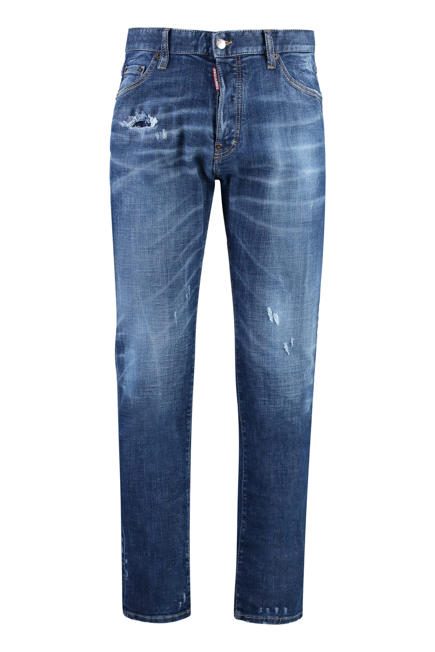 Shop Dsquared2 Cool-guy Jeans In Navy Blue