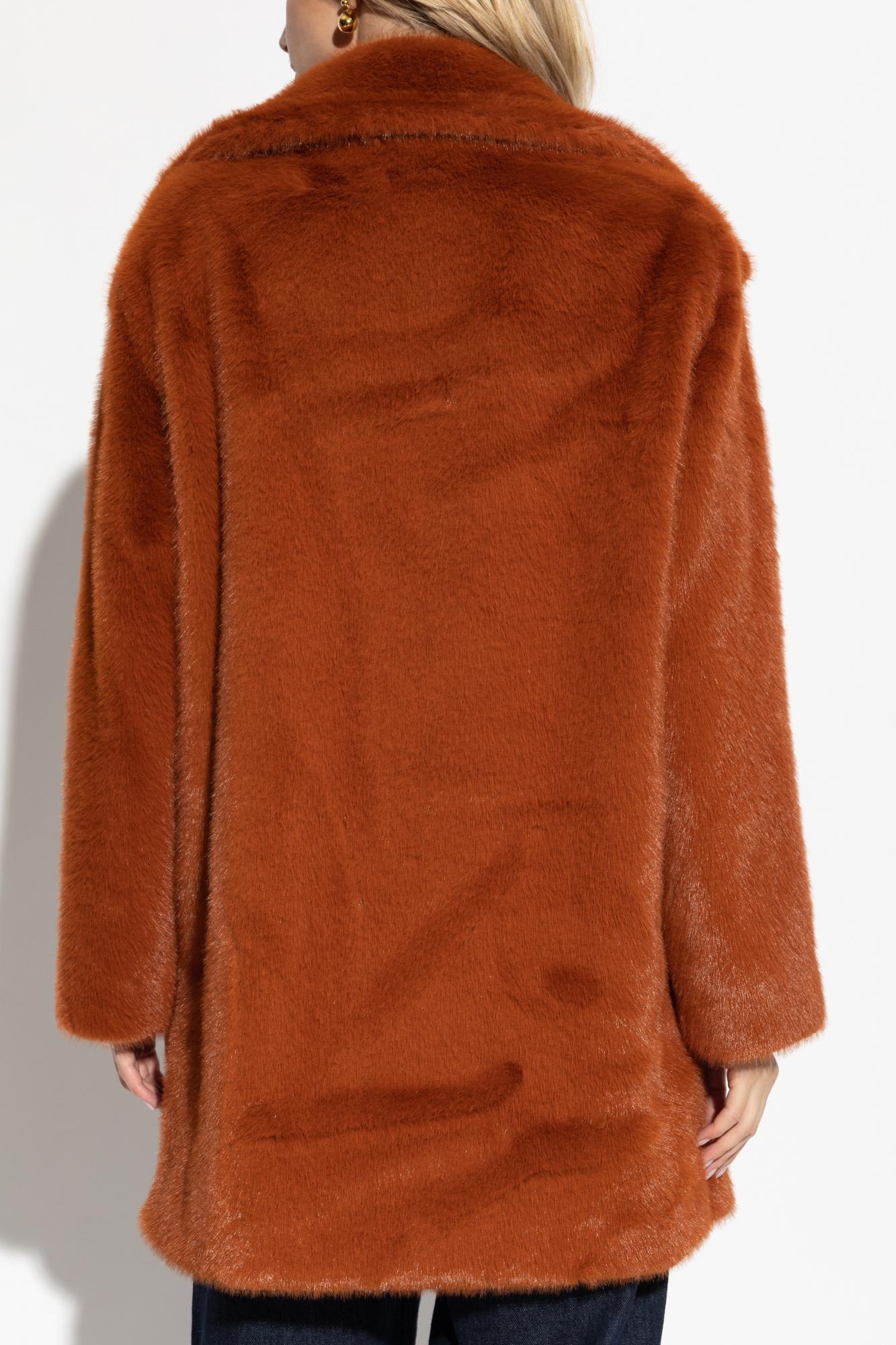 Paul Smith Ps  Faux Fur In Red