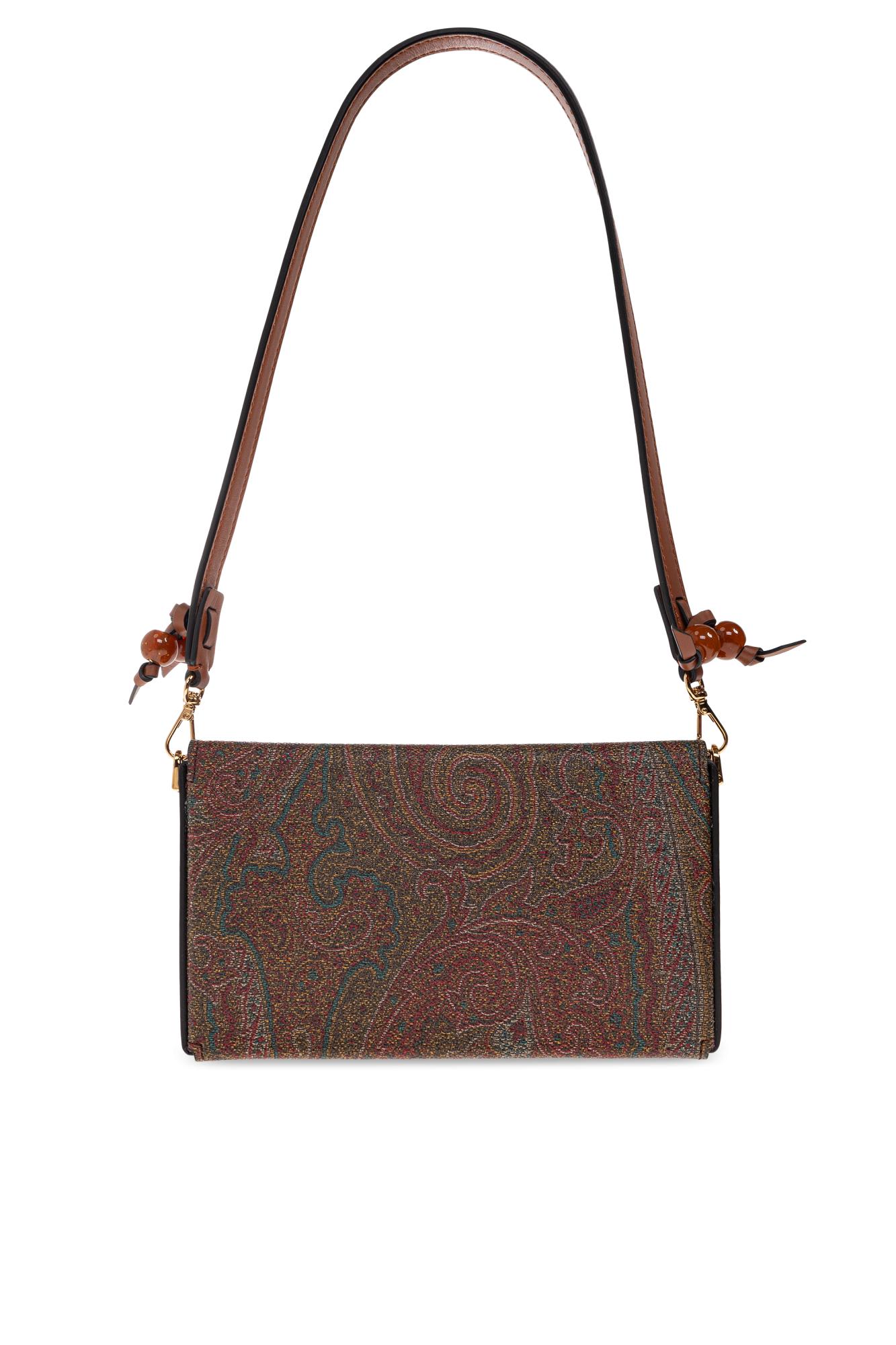 Etro Printed Fabric Arnica Shoulder Bag In Multi