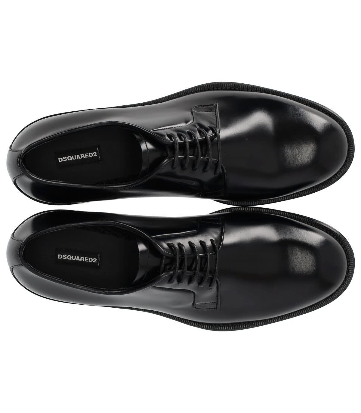 Shop Dsquared2 D2 Classic Derby Shoes In Nero