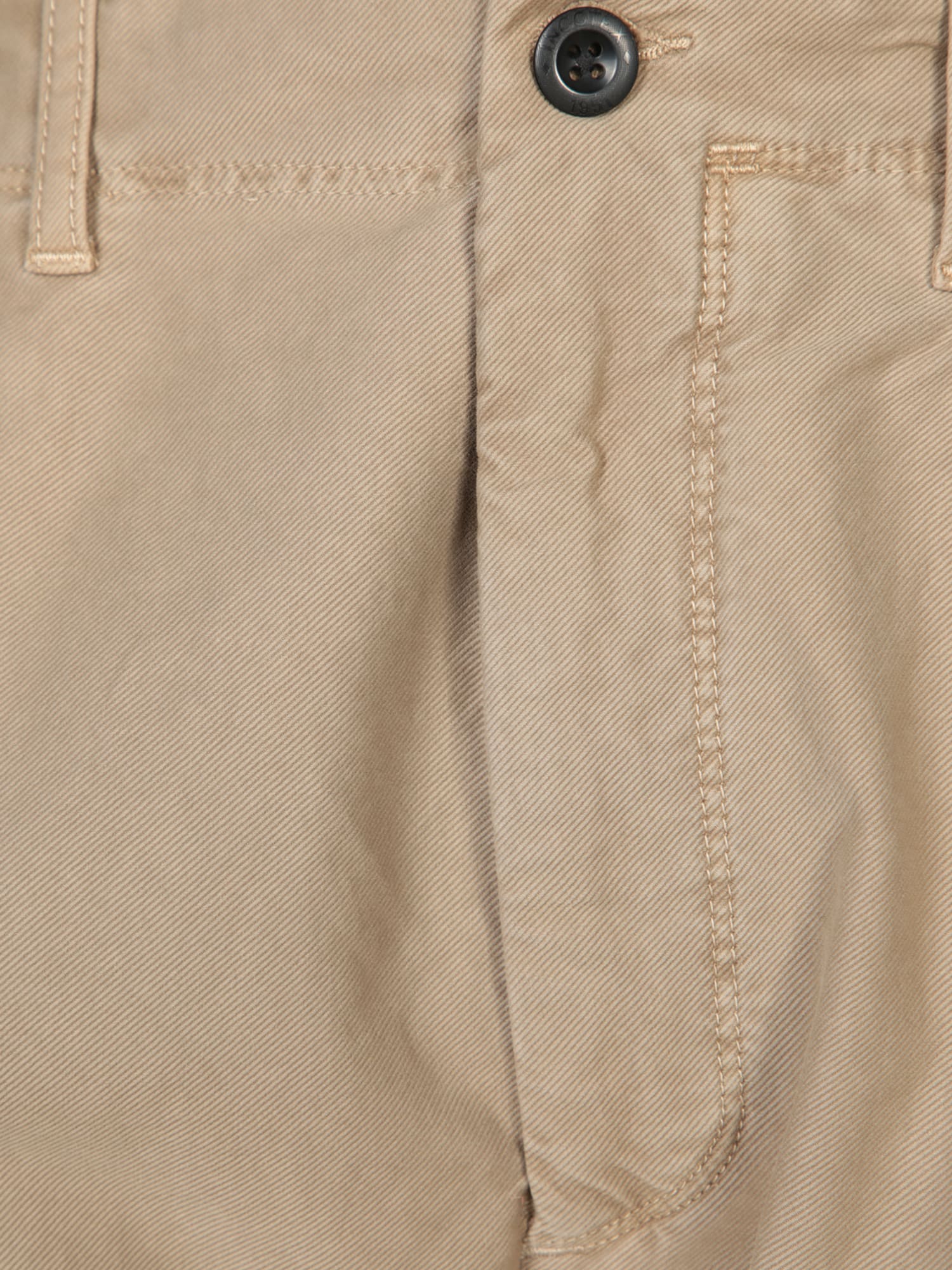 INCOTEX LIGHT GREY CHINO TROUSERS 