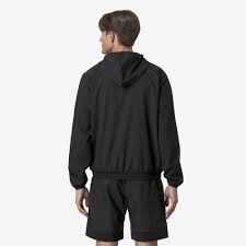 K-way Hooded Casual Jacket In Blue