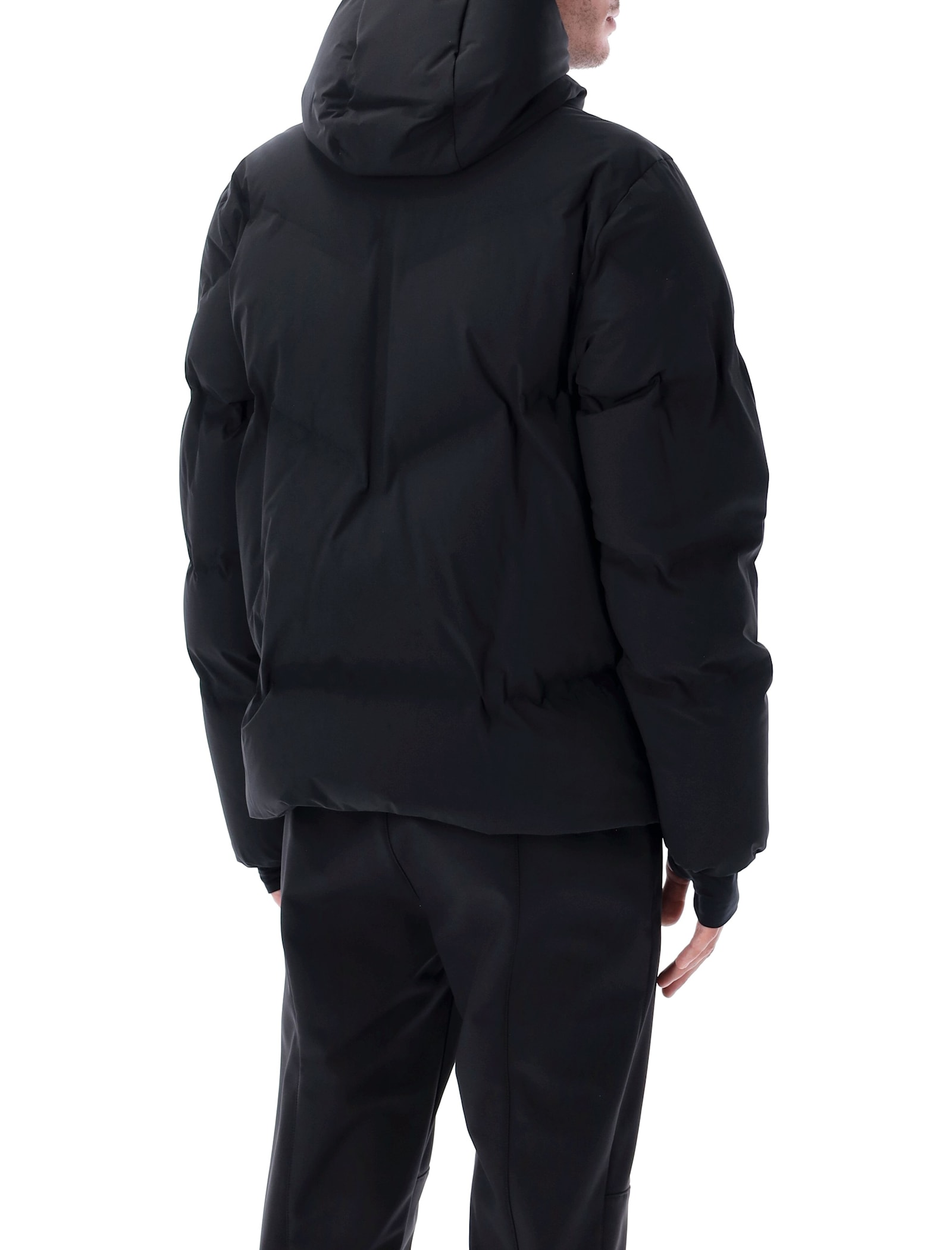 Moncler Grenoble Angren Hooded Down Ski Jacket In Black
