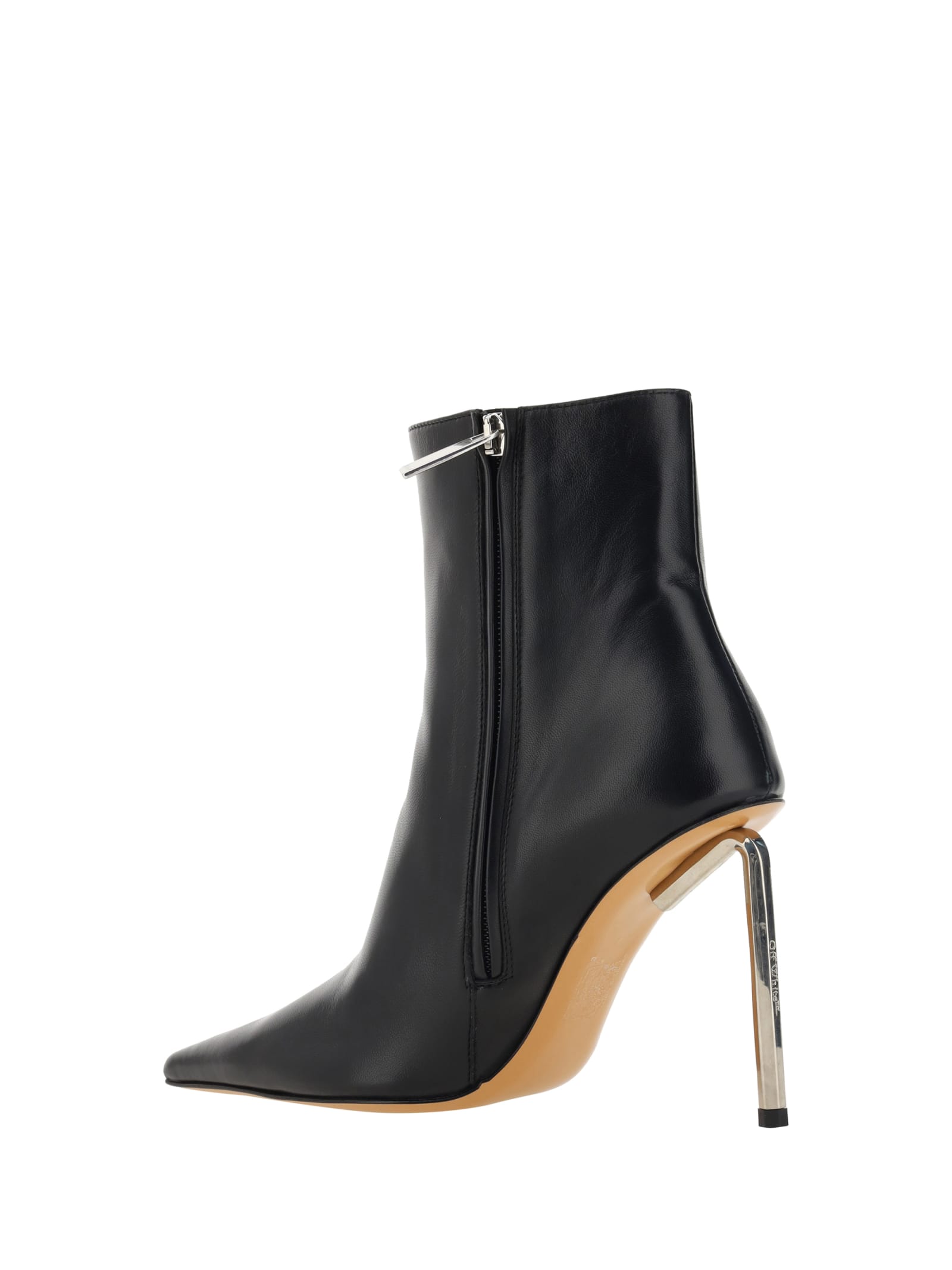 Shop Off-white Ankle Boots In Black