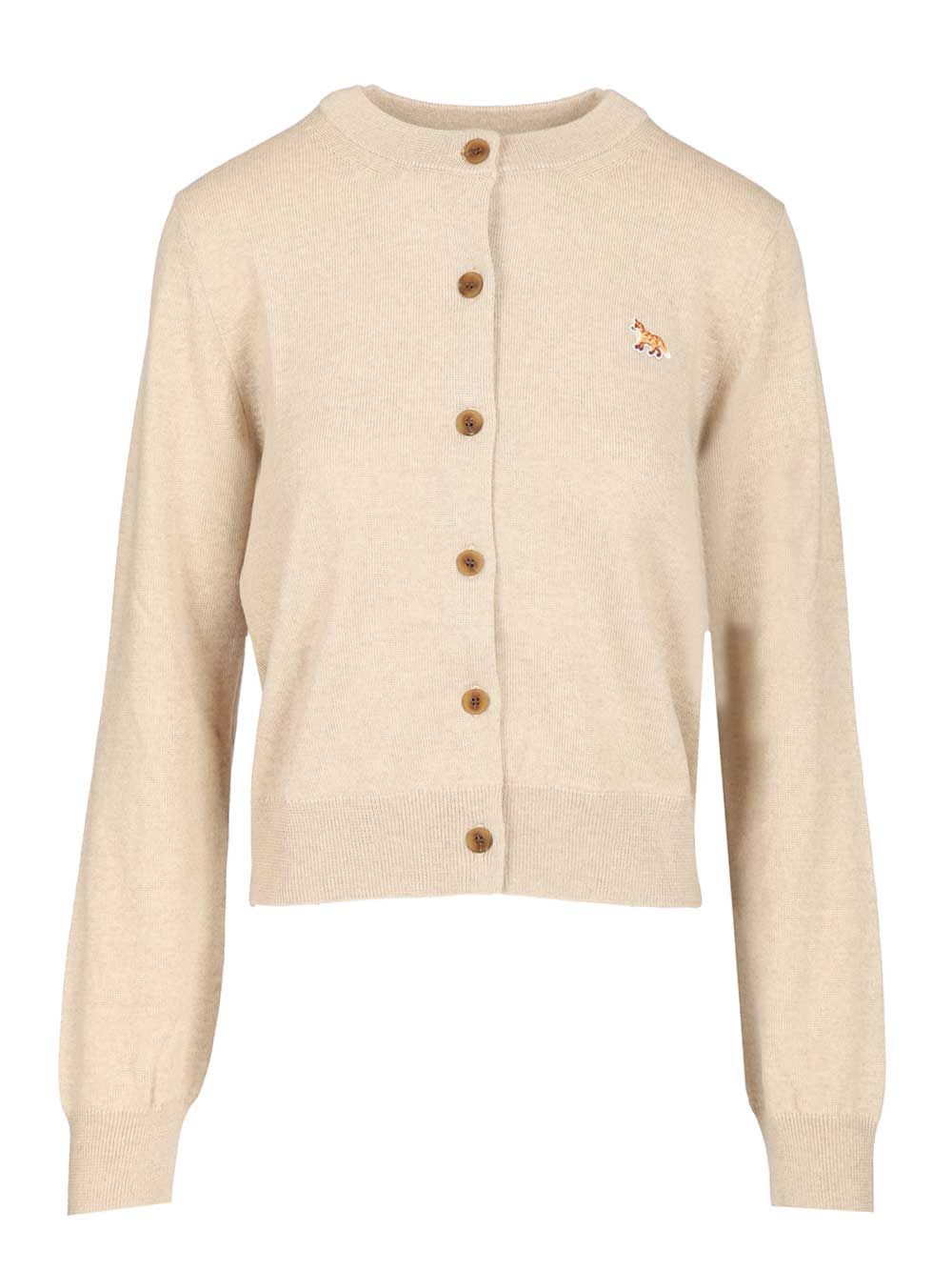 Maison Kitsuné Merino Wool Cardigan
