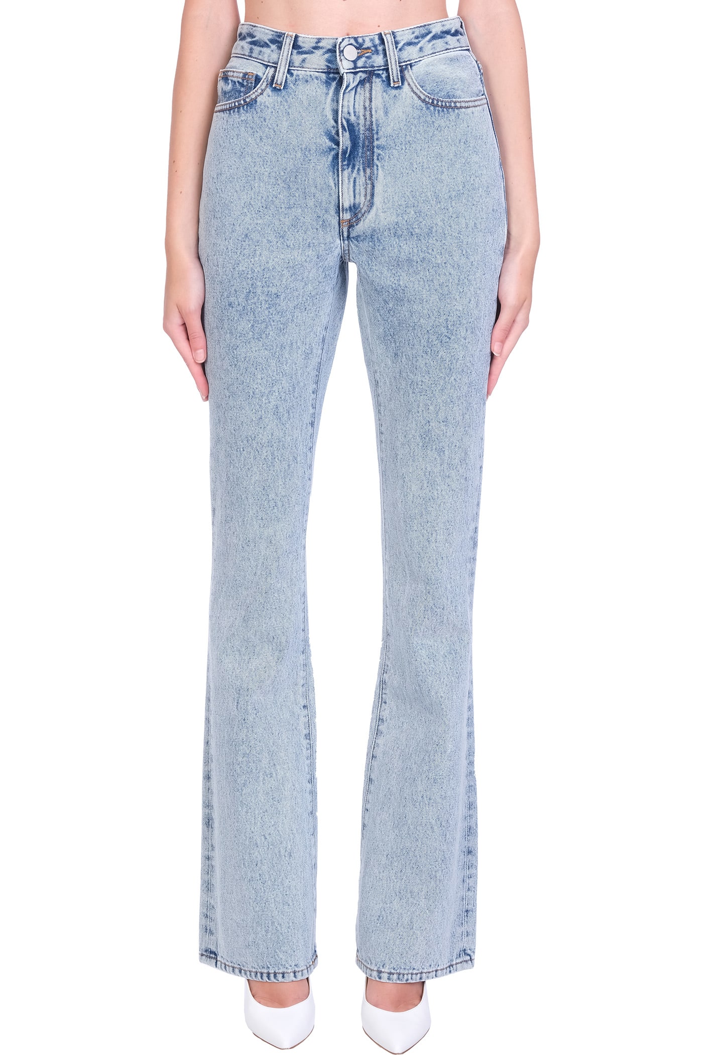 Alessandra Rich Jeans In Blue Denim