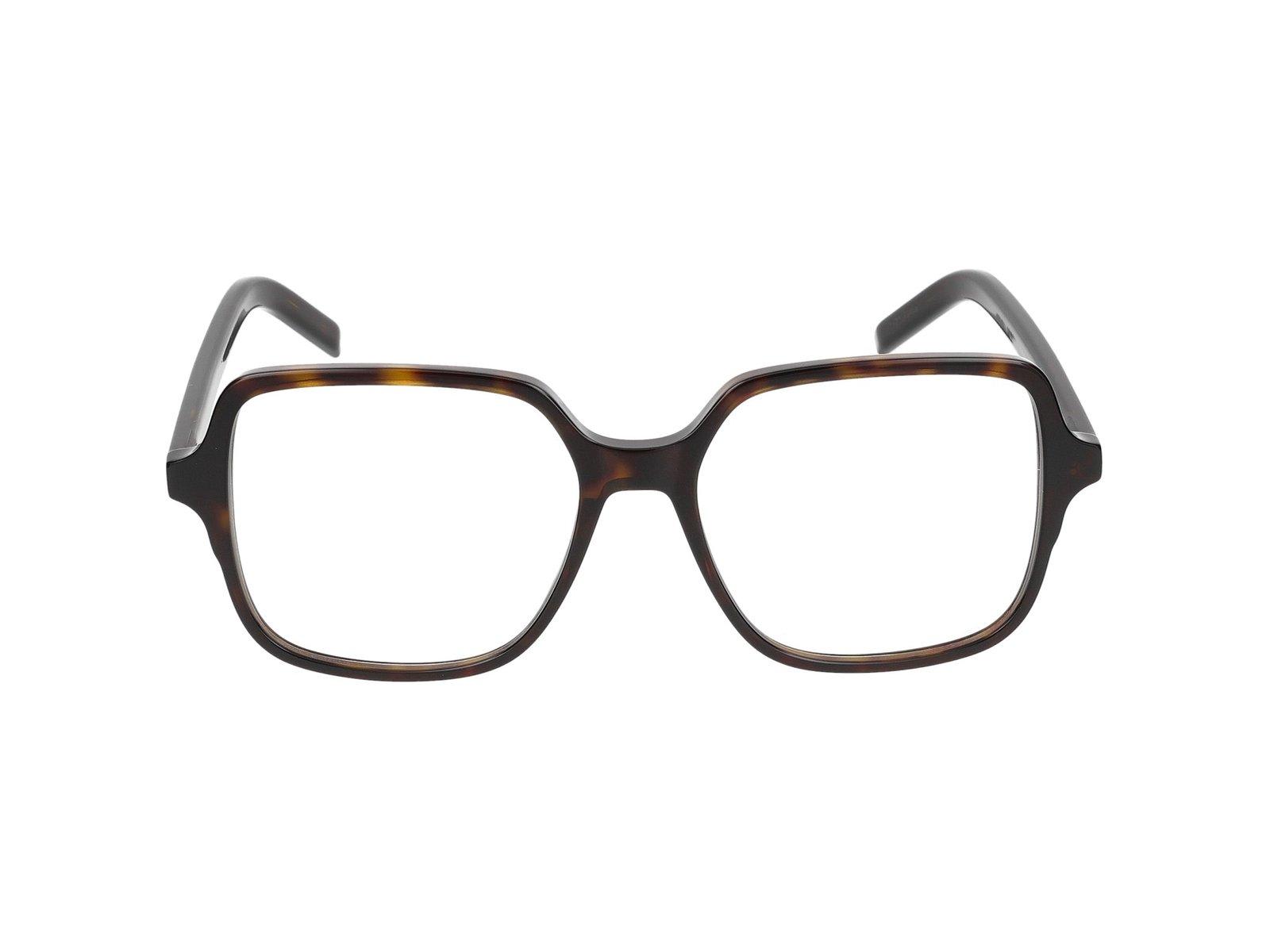 Givenchy Square Frame Glasses In Brown