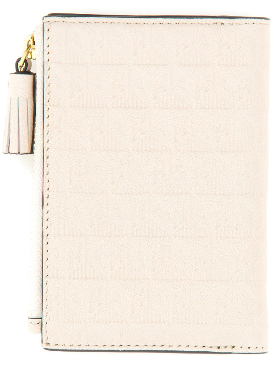 Shop Anya Hindmarch Cornflakes Wallet In White